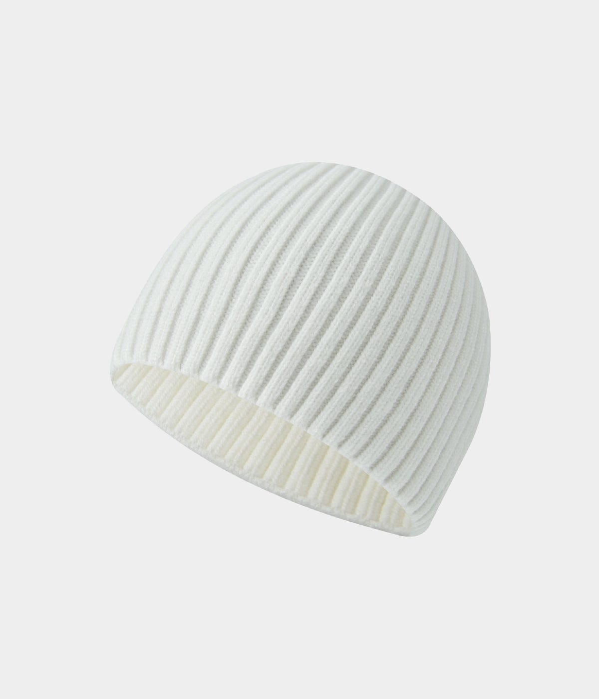 RIB KNIT BEANIE.
