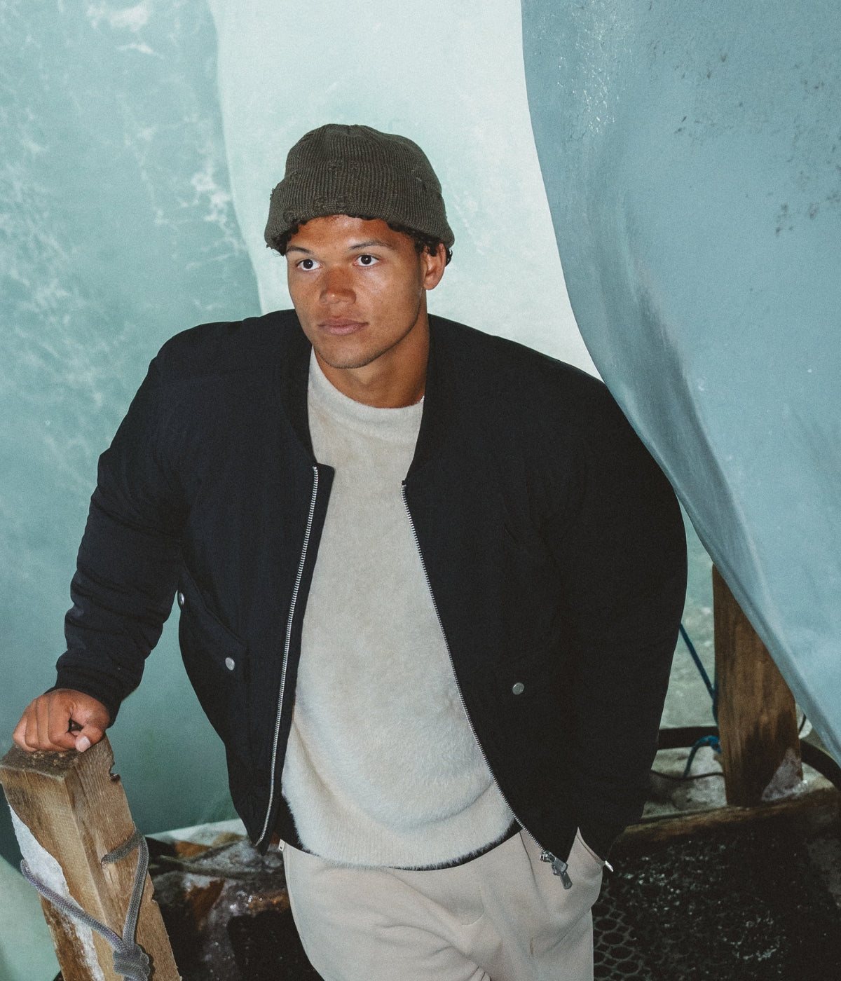 RIPPED FISHERMAN BEANIE.