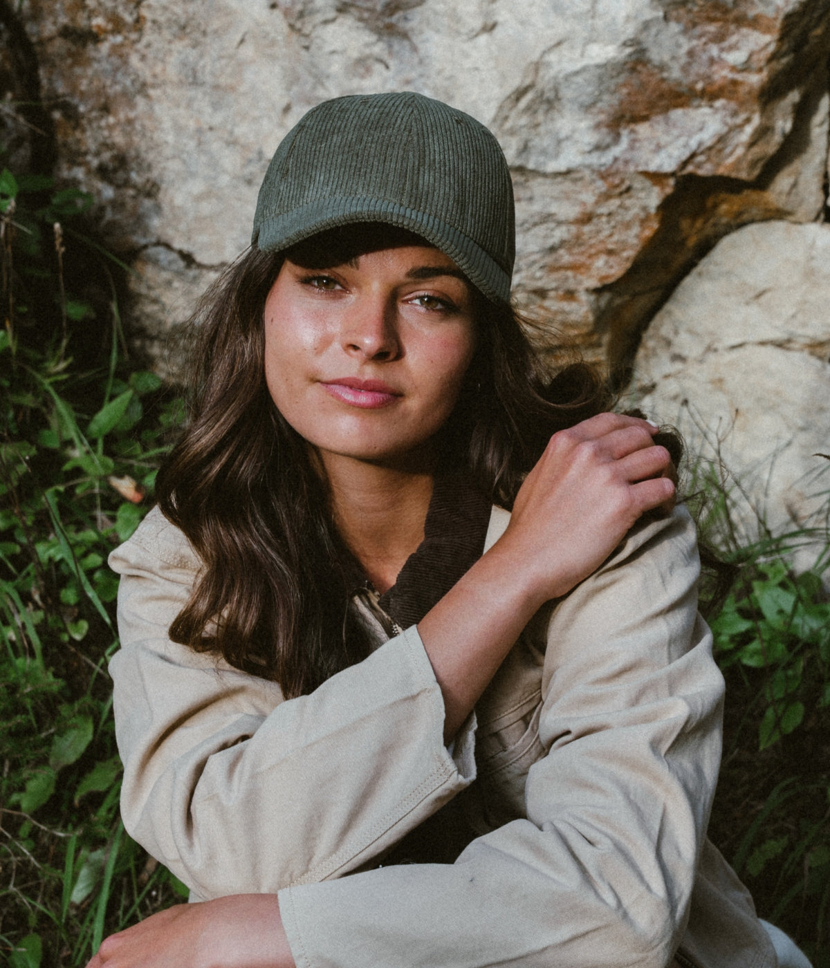 SUEDE CAP.