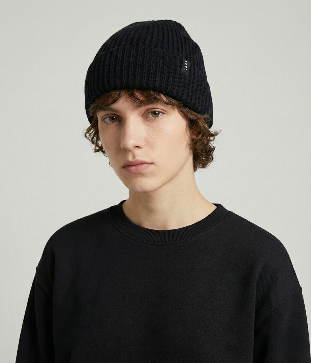 LOGO MID FIT BEANIE.