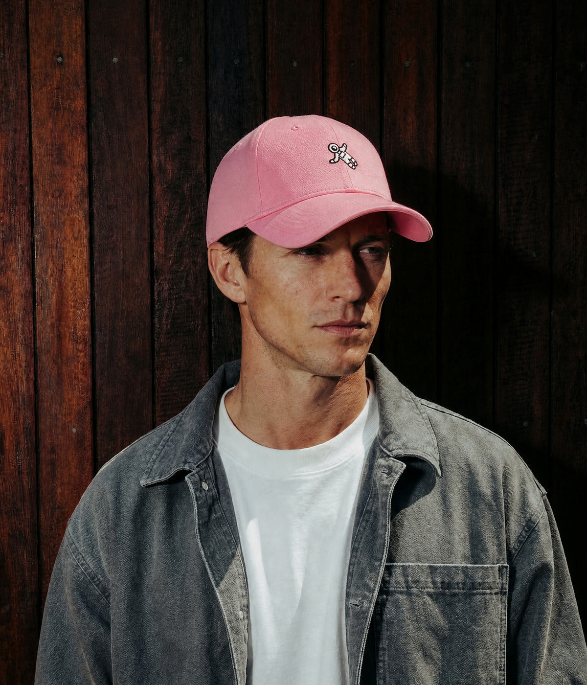 ASTRO. PINK worn by a man
