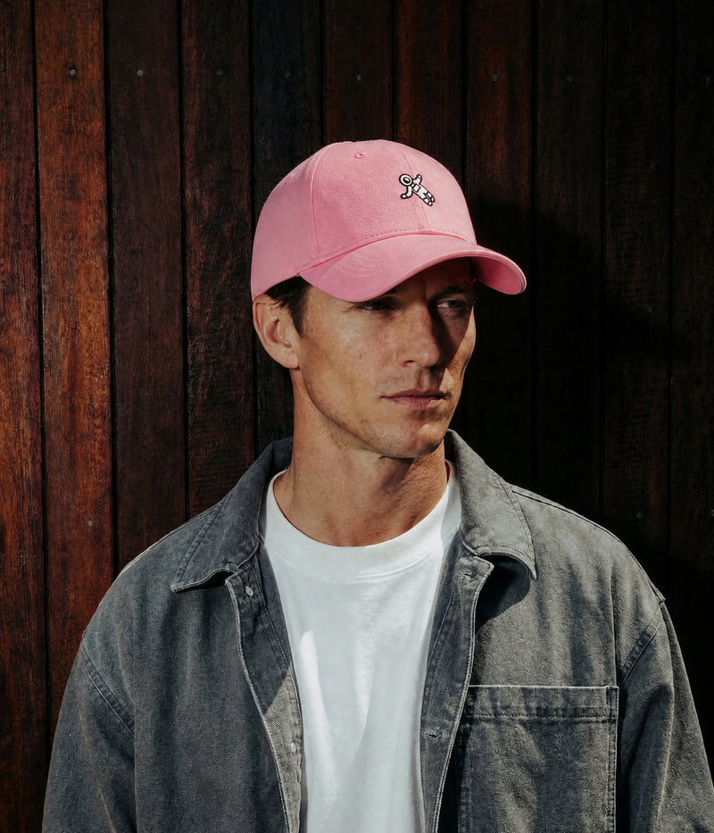ASTRO. PINK worn by a man