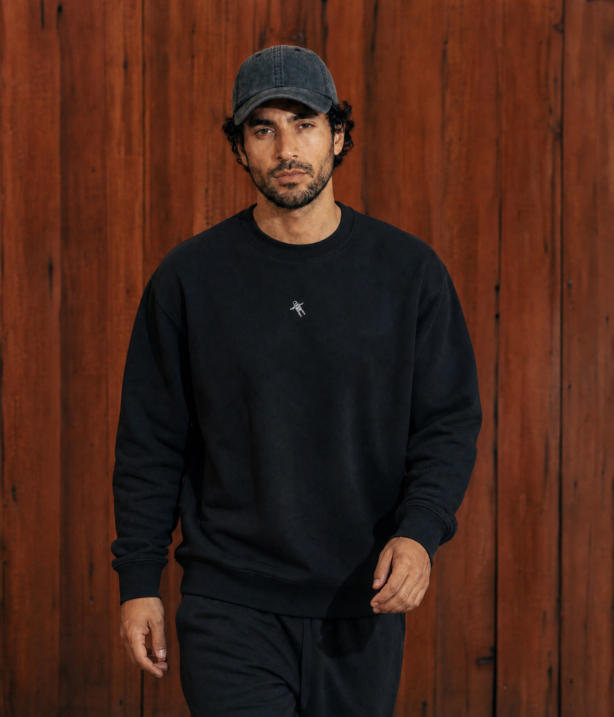 ASTRO SWEATER. on model