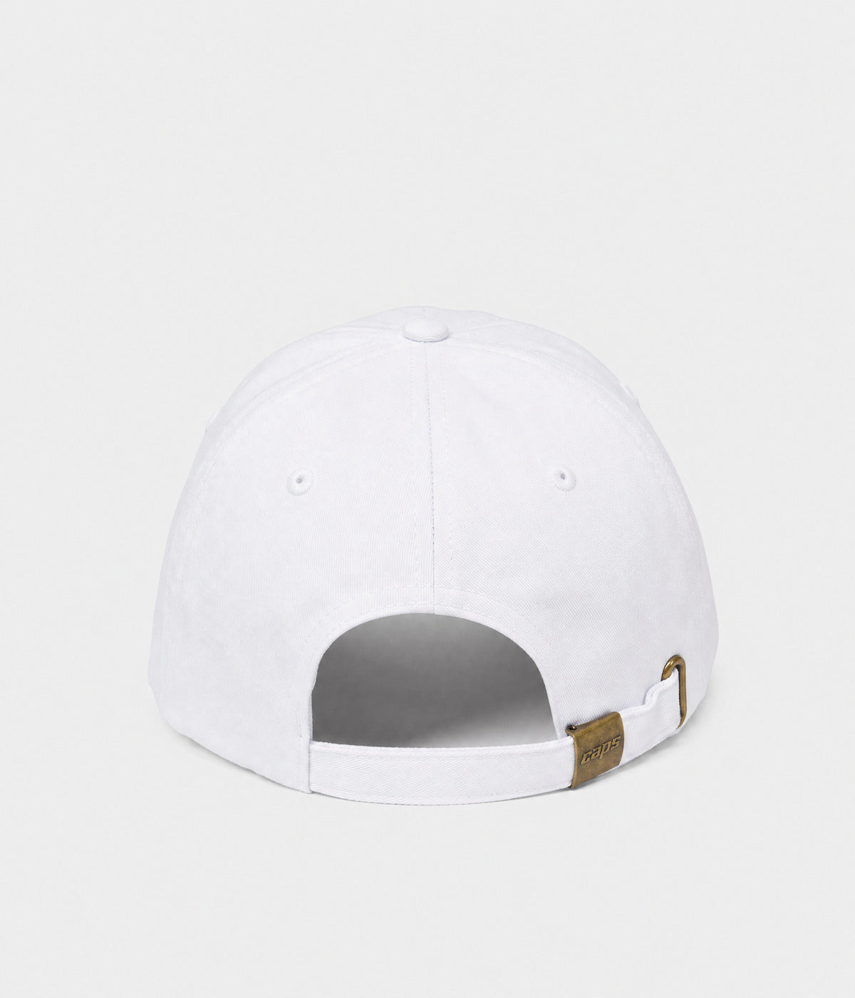 BRIDE. white cap, back view