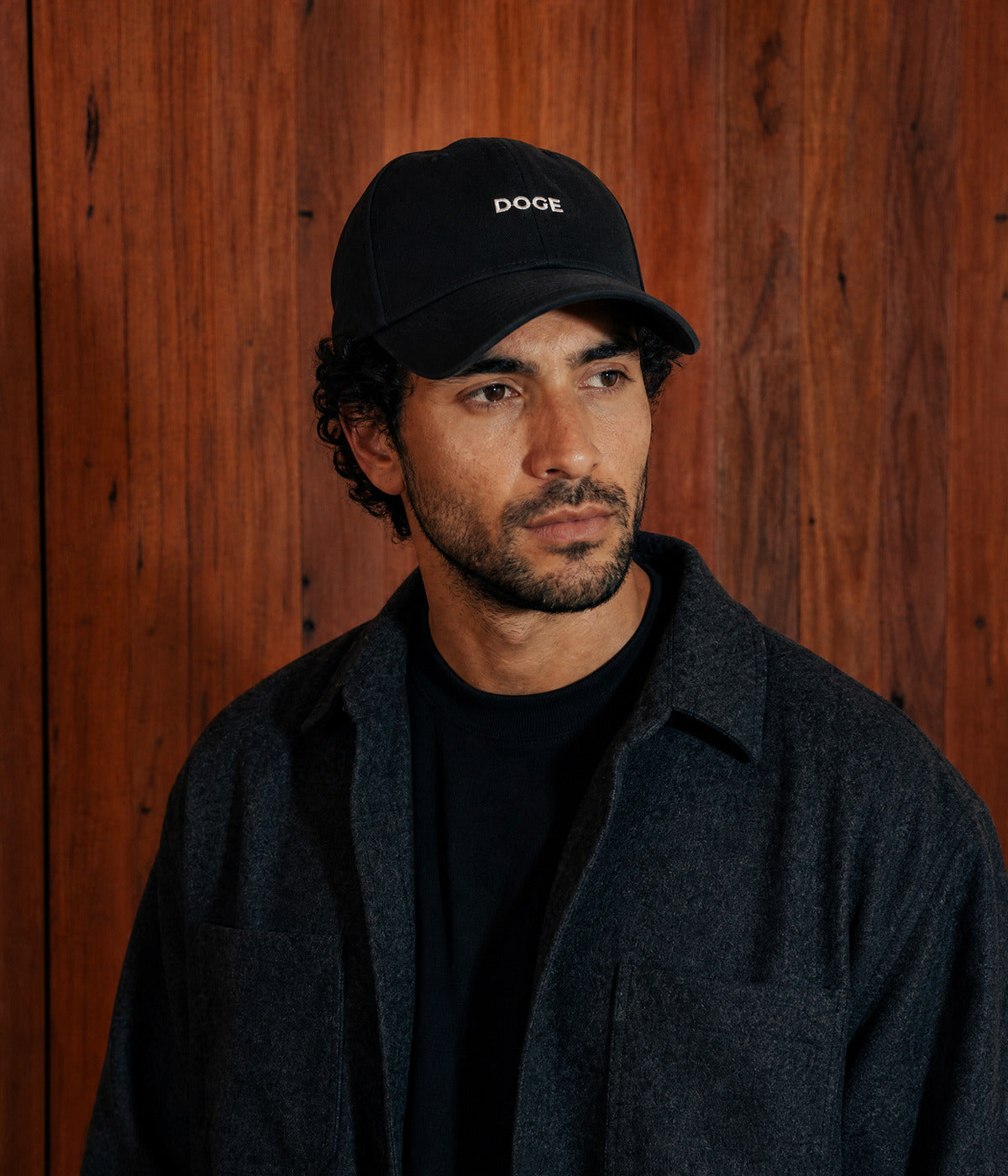 CRYPTO CAP. - DOGE worn by a man