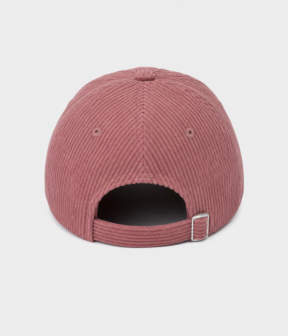 NY CORDUROY. corduroy cap in DUSTY PINK, back view