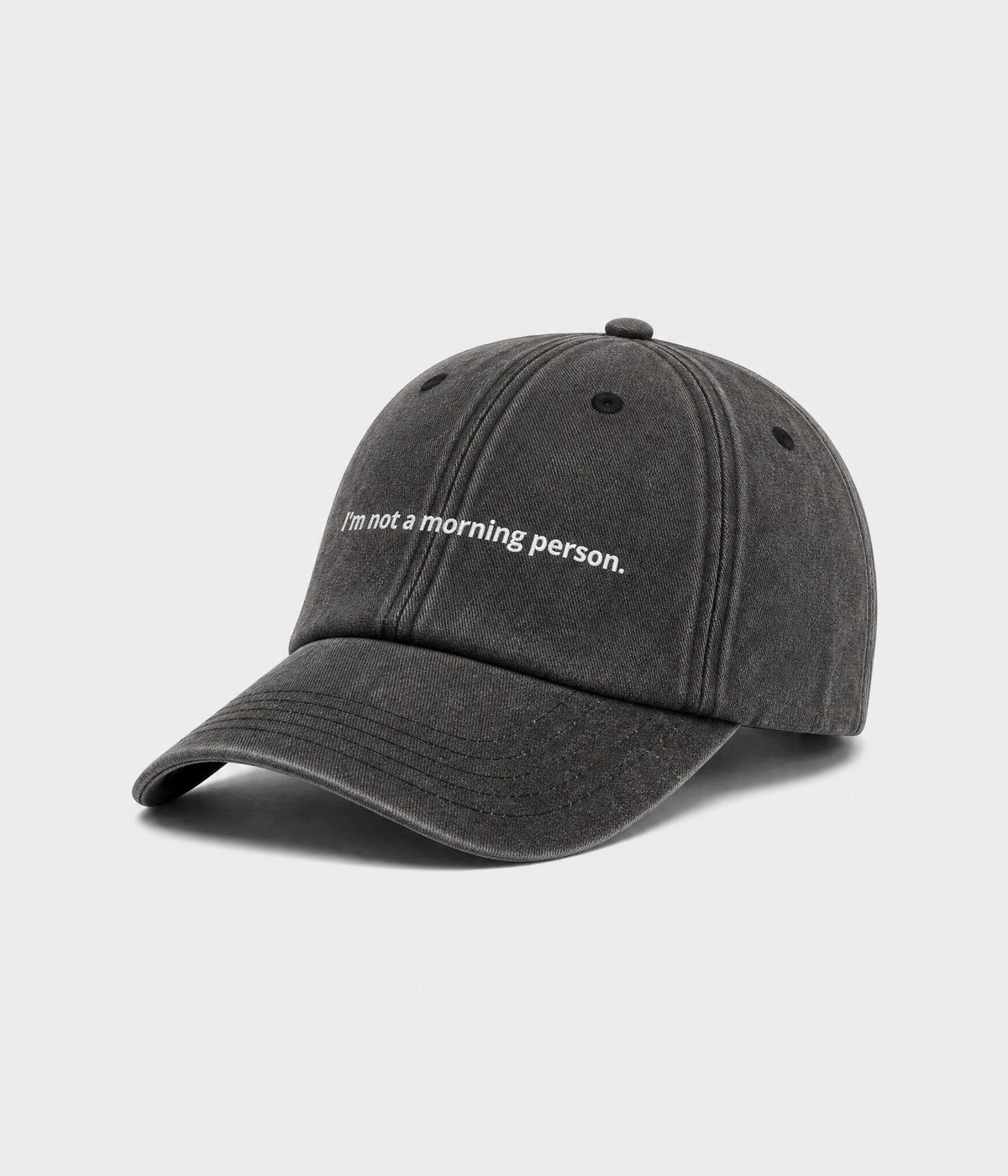NOT A MORNING PERSON.-CAPS
