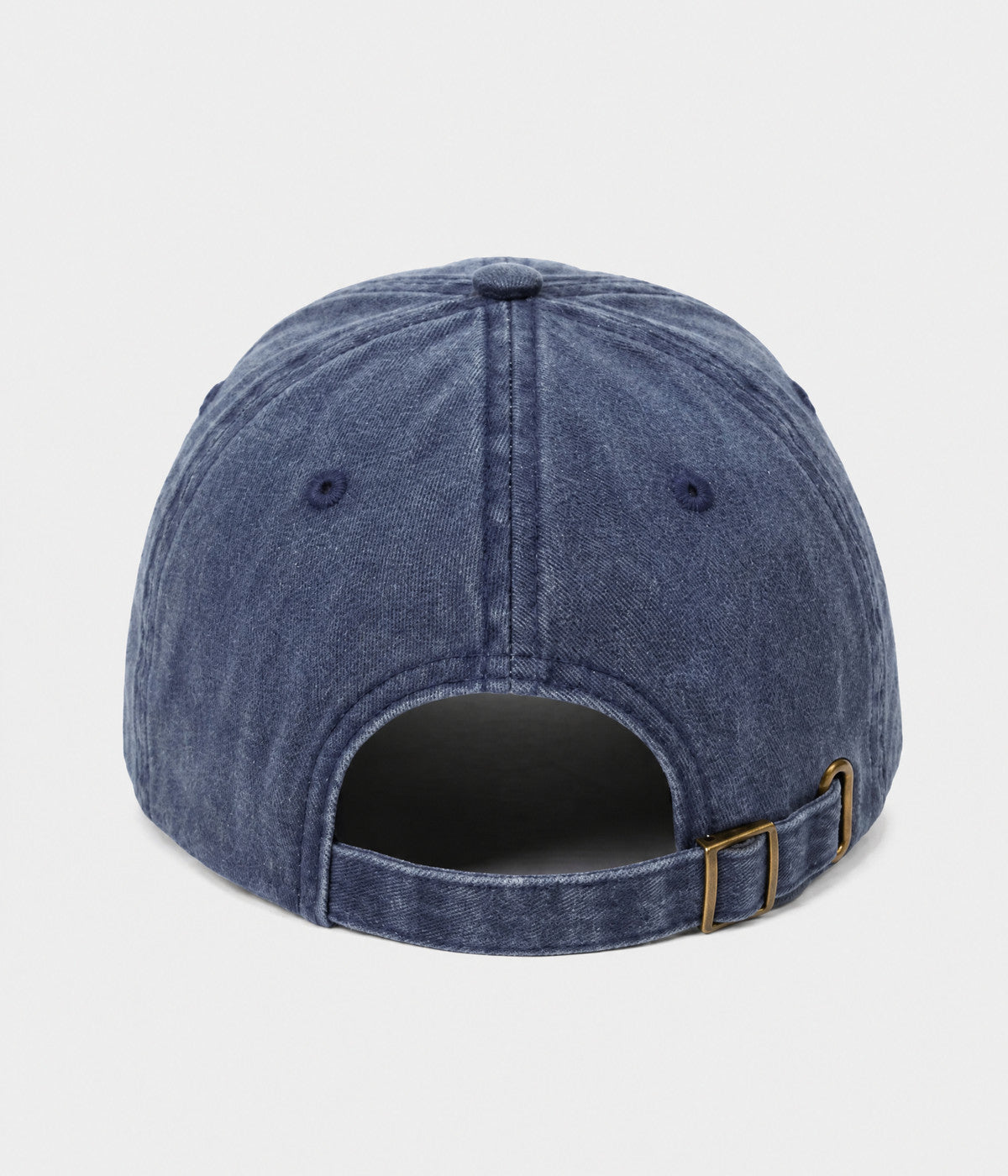 FAITH. washed cotton cap in NAVY, back view