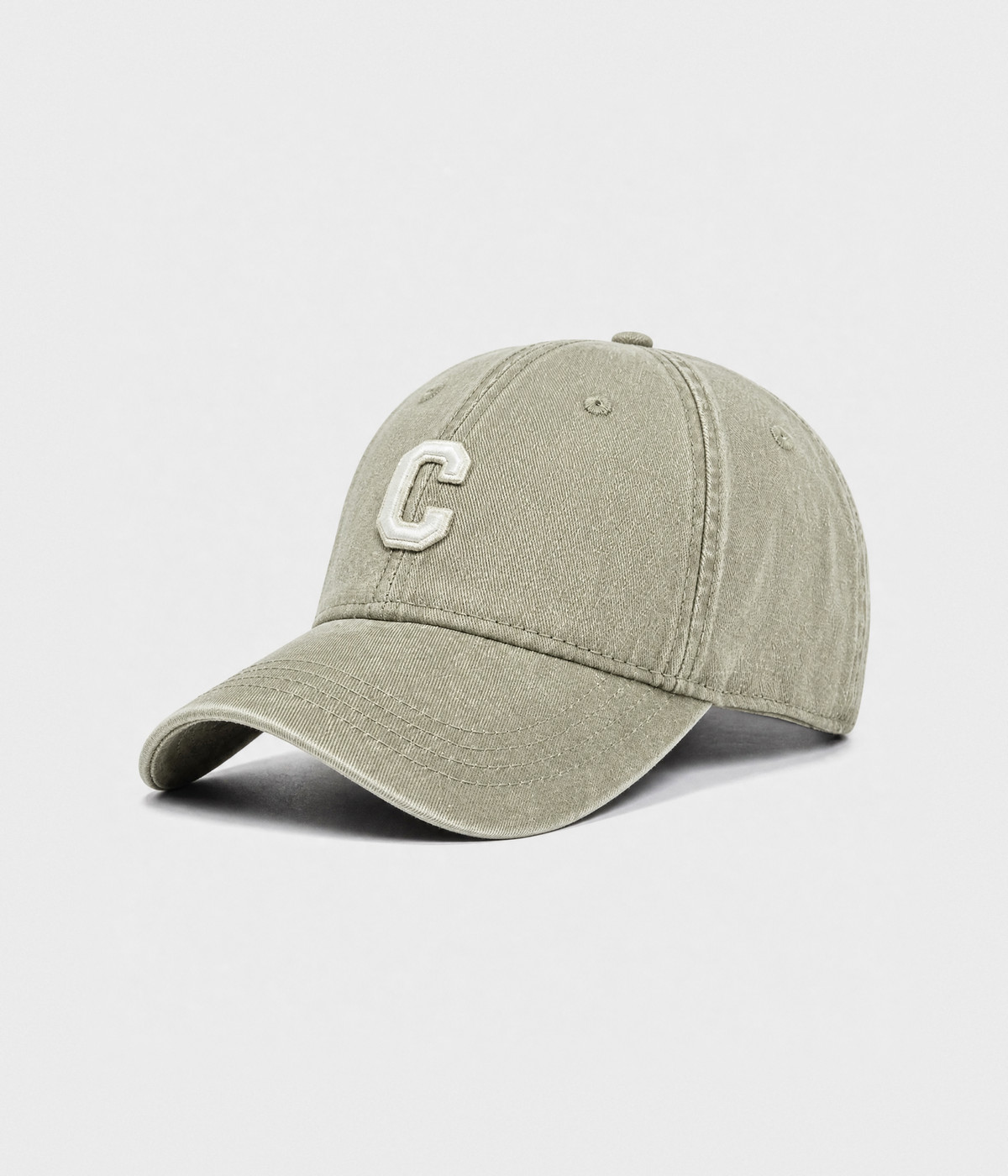 VARSITY C. khaki side