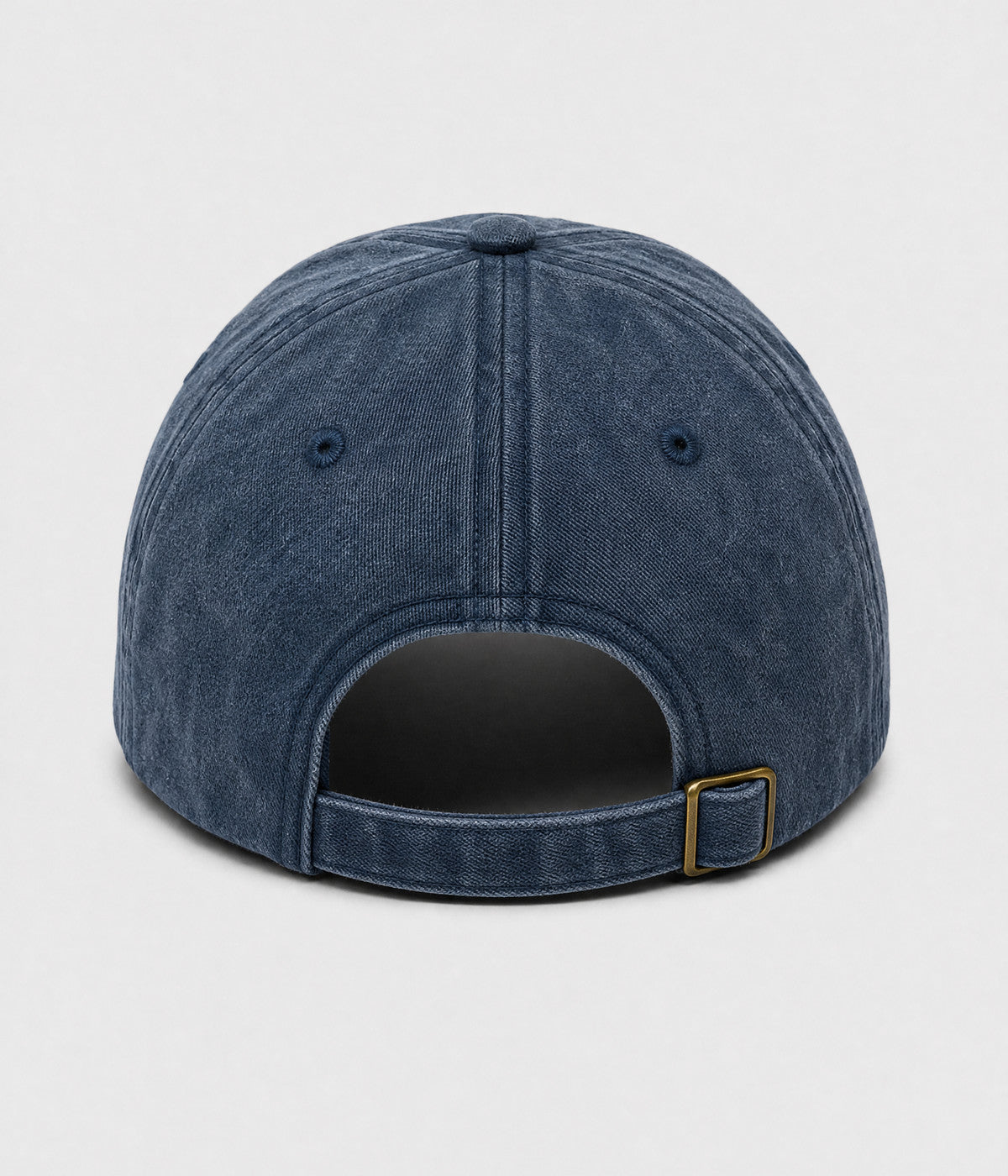 SUPPORT DAY DRINKING. washed cotton cap in NAVY, back view