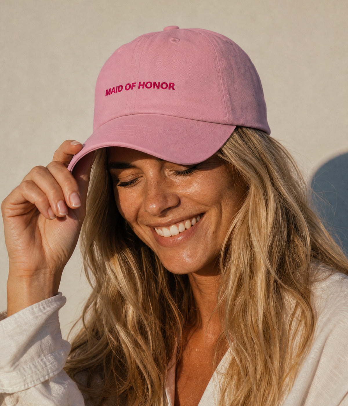 MAID OF HONOR. — PINK worn