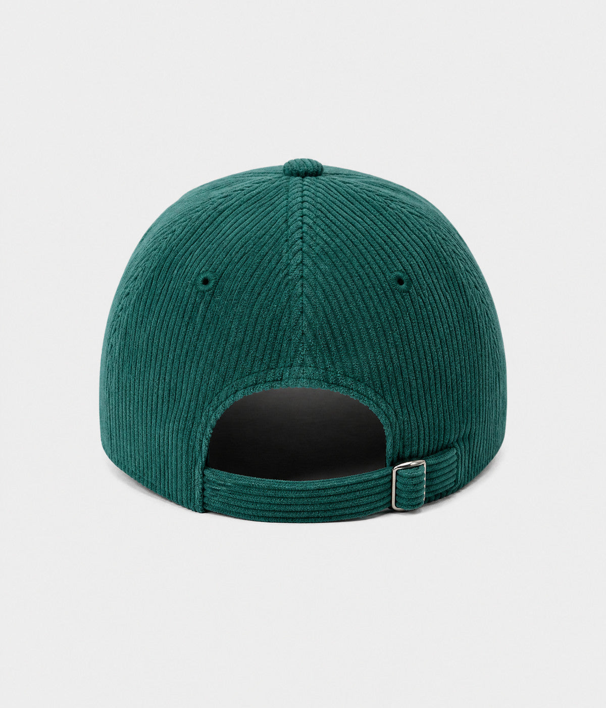 CALIFORNIA CORDUROY. corduroy cap in GREEN, back view