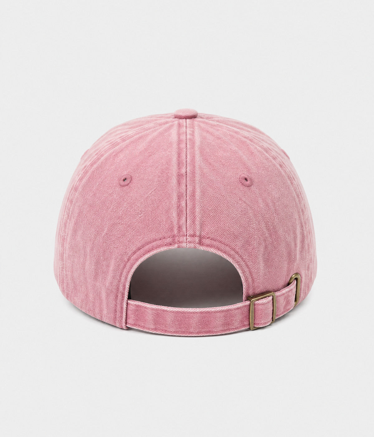 SPICY. washed cotton dad cap in PINK, back view