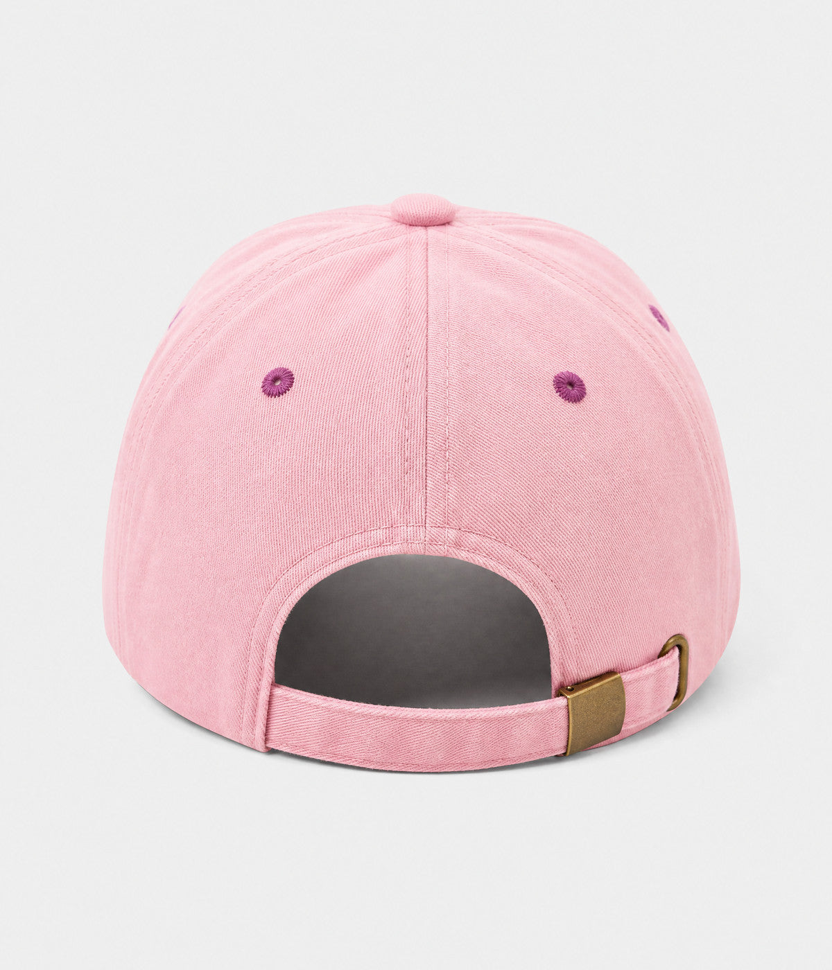 SUNNY DAY. cotton cap in pink, back view