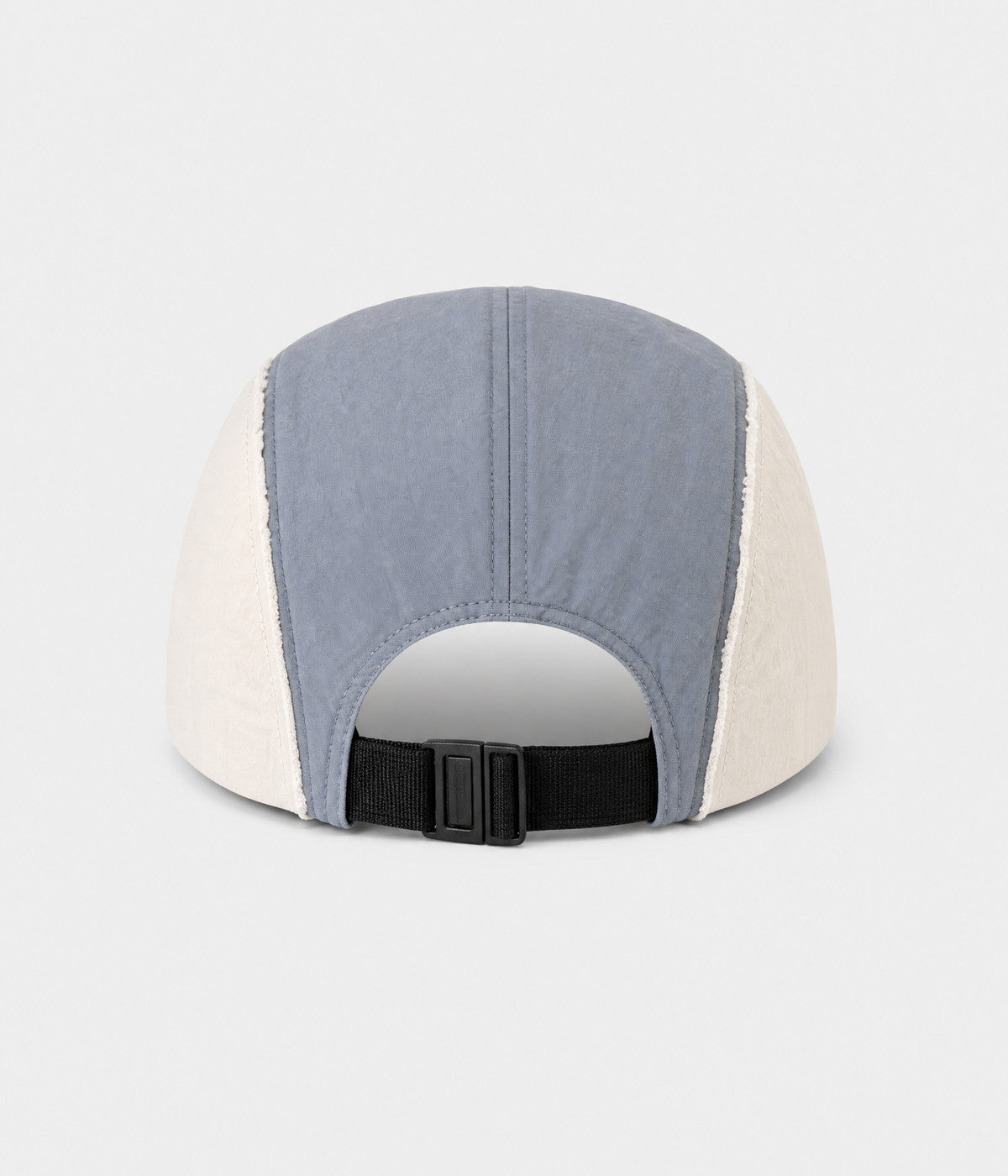 PATCHWORK CAMP. quick-dry patchwork cap in BEIGE, back view