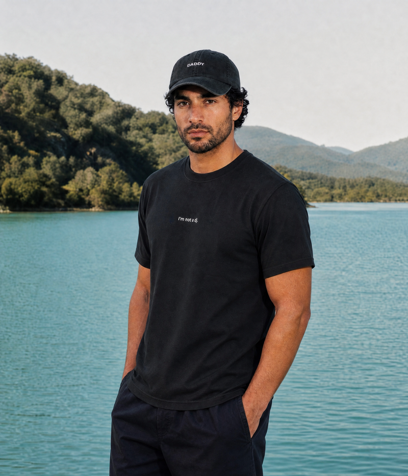 NOT A DJ TEE.-CAPS