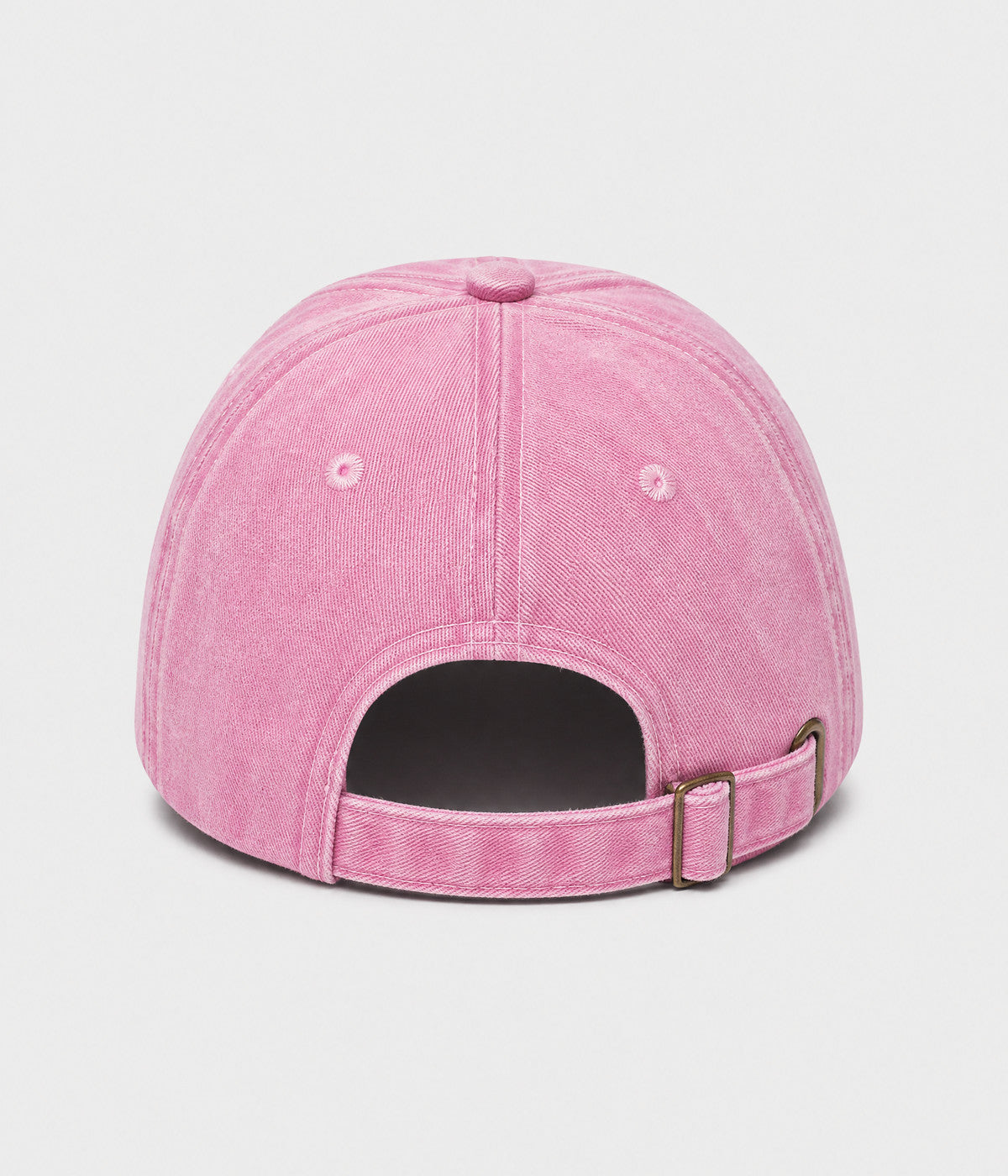 I'M LITERALLY JUST A GIRL. washed cotton cap in PINK, back view