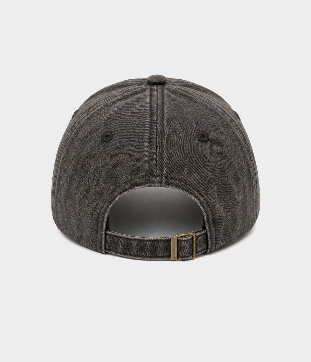 GOD IS GOOD. washed cotton cap in coffee, back view