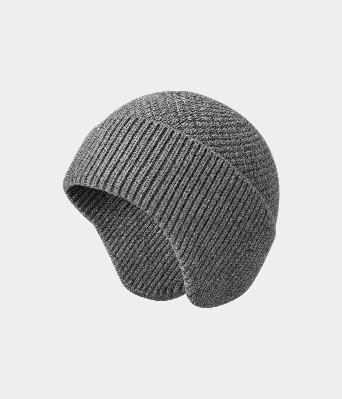 PATTERNED EARMUFF BEANIE.-CAPS