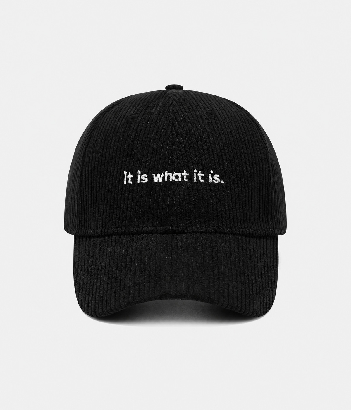 IT IS WHAT IT IS. black front