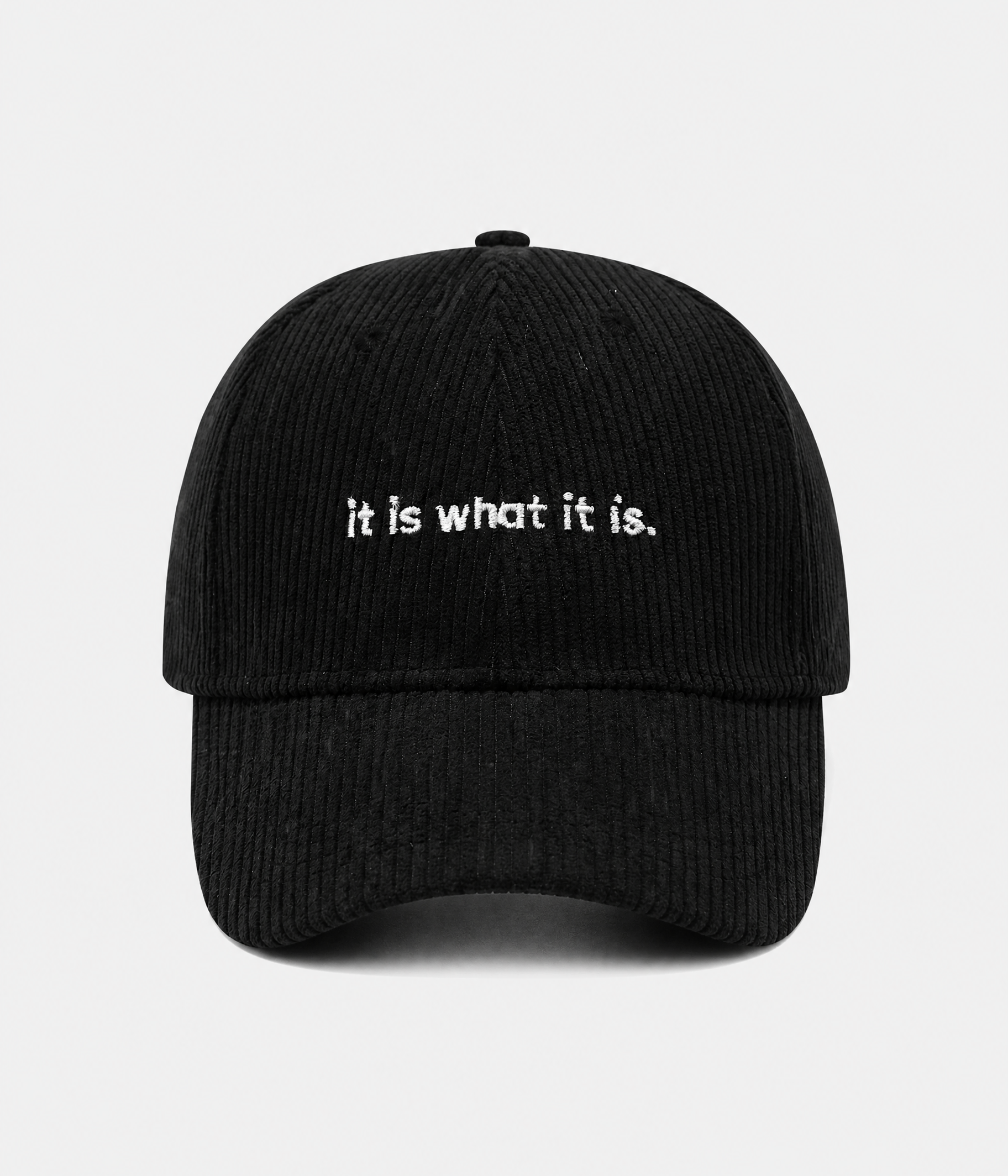 IT IS WHAT IT IS. black front