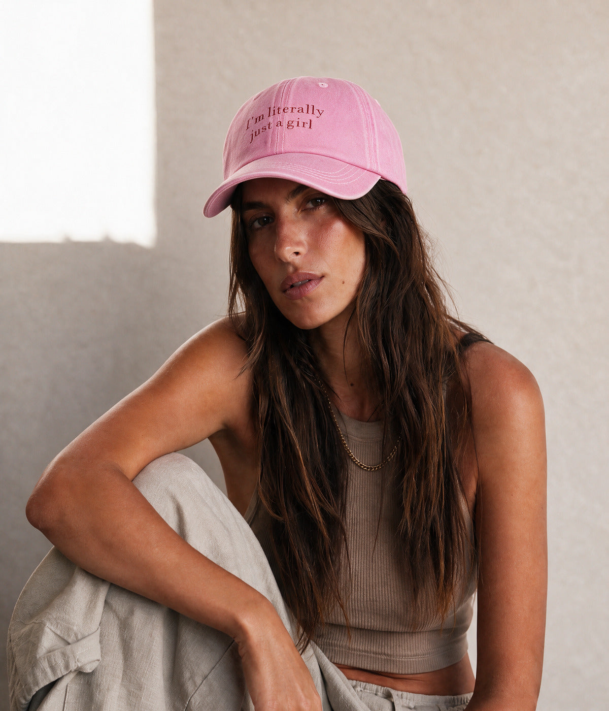 I'M LITERALLY JUST A GIRL. — PINK worn