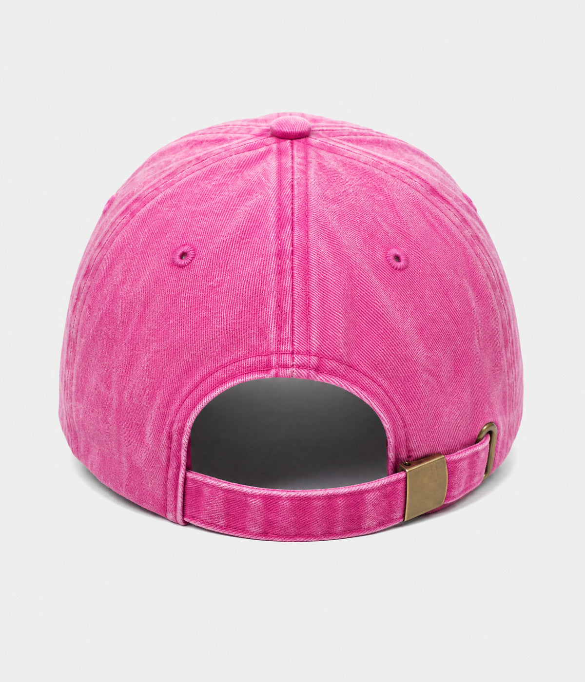WASHED MOM EST 2026. washed cotton dad cap in ROSE, back view