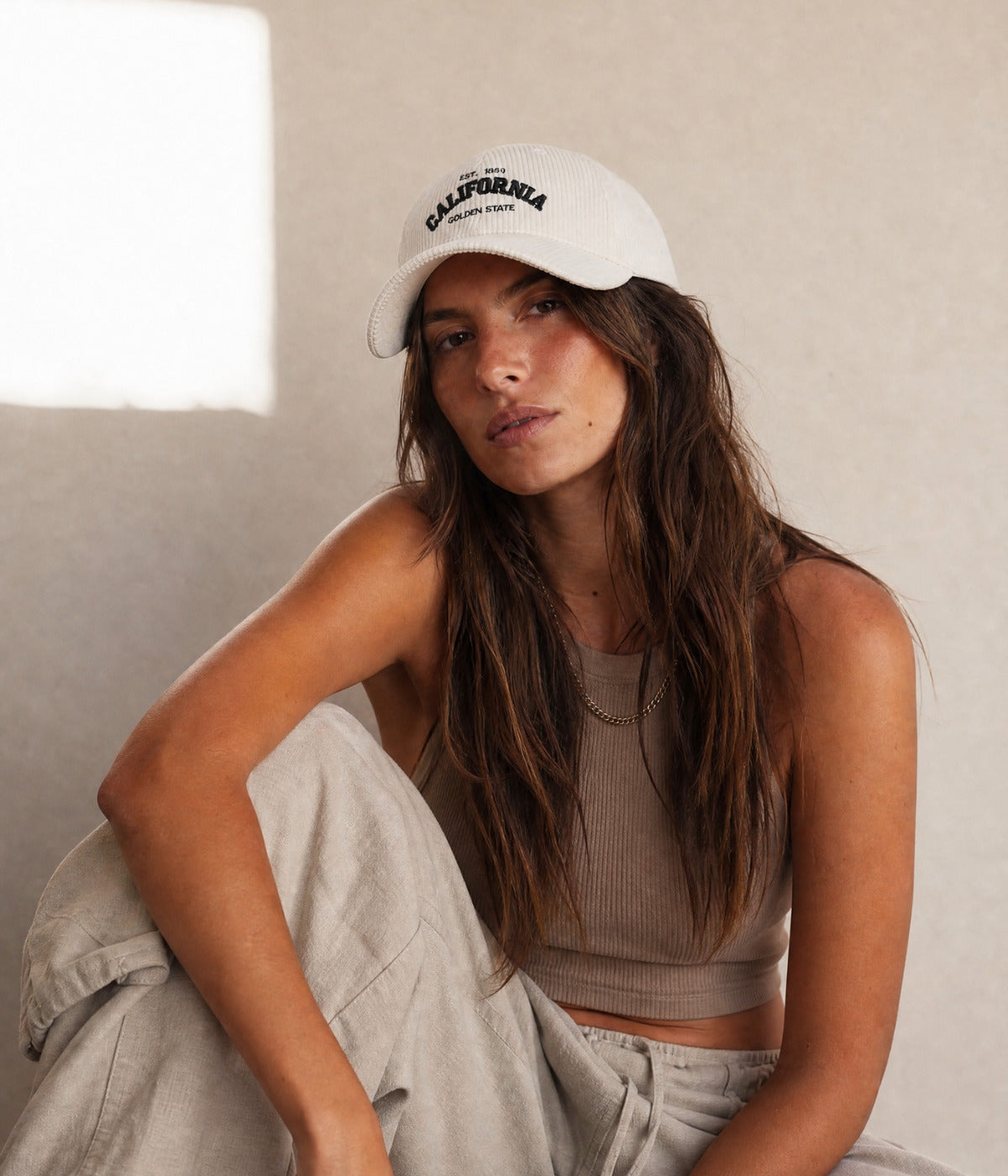 CALIFORNIA CORDUROY. — CREAM worn