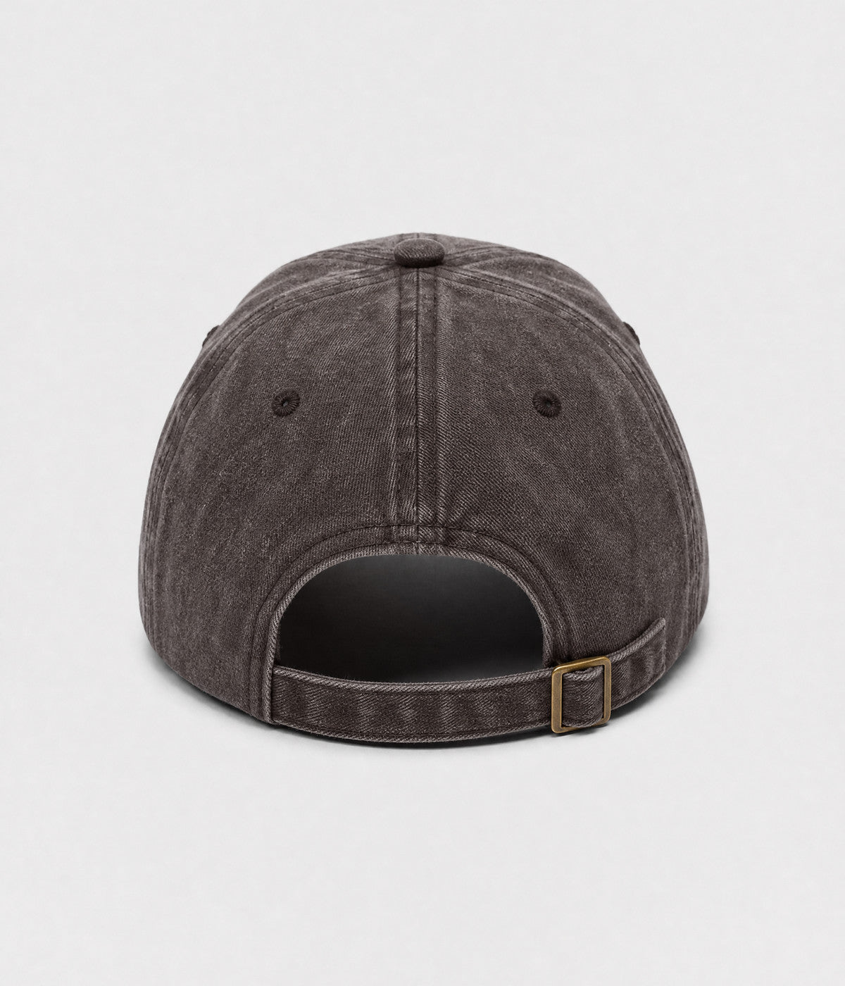SUPPORT DAY DRINKING. washed cotton cap in COFFEE, back view