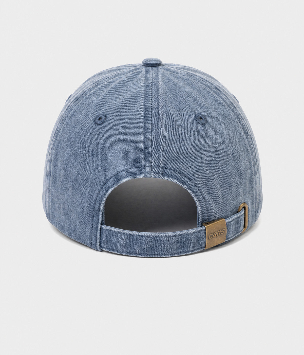 WASHED GIRLIE. washed cotton dad cap in NAVY, back view