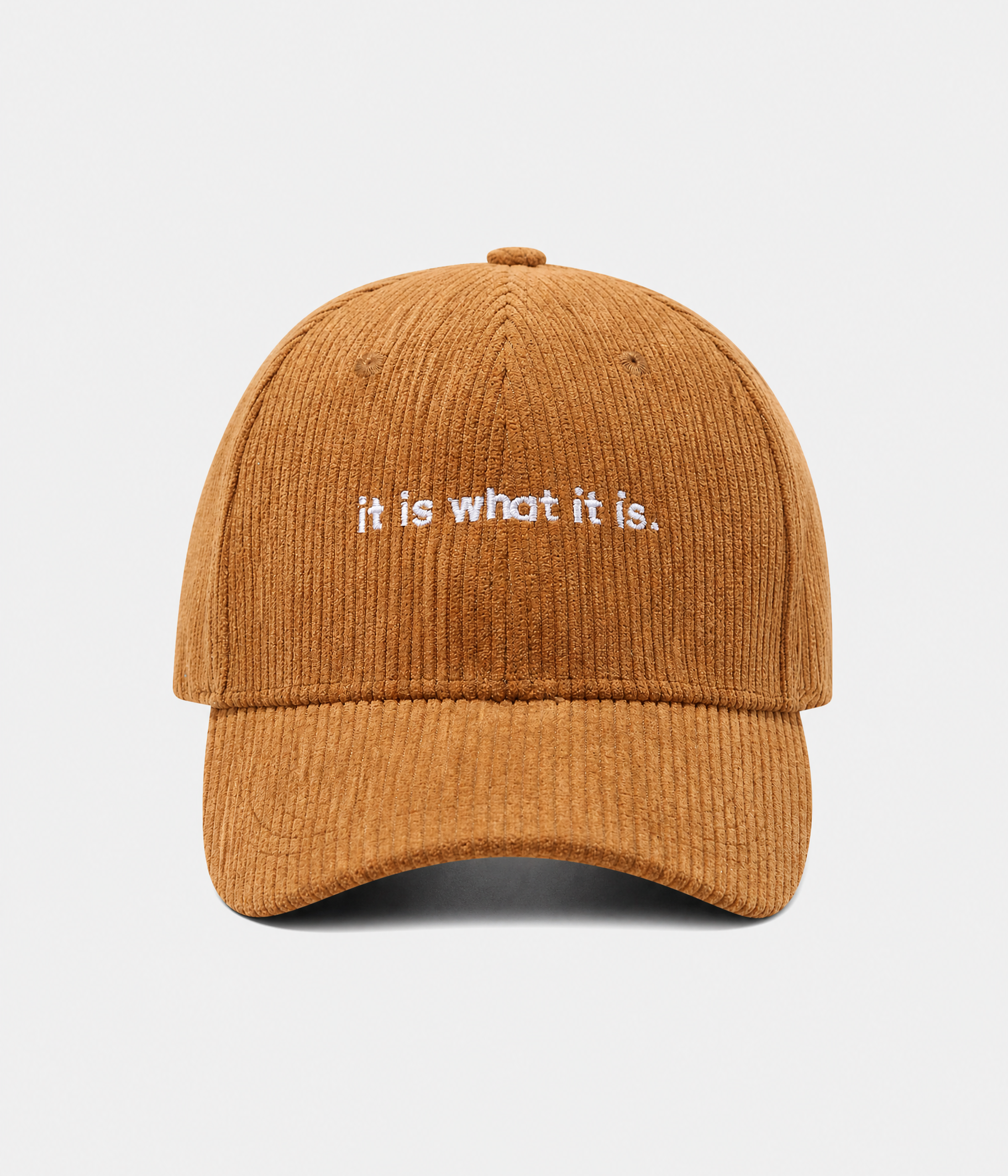 IT IS WHAT IT IS. caramel front
