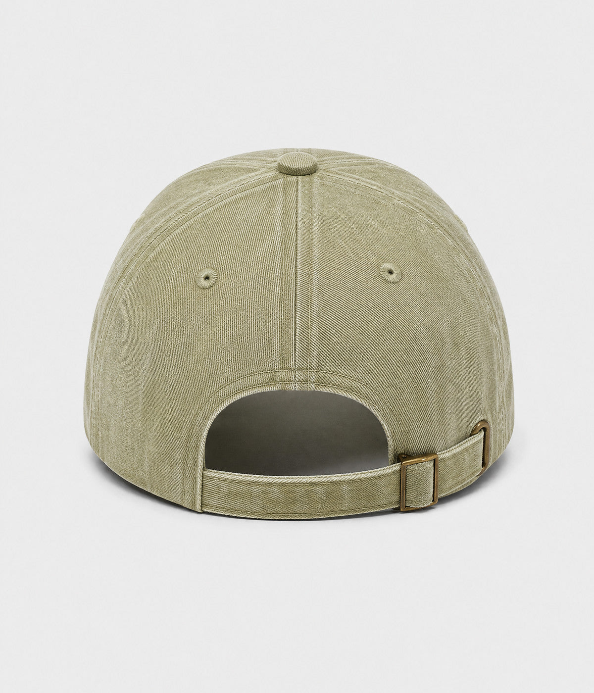 I'M LITERALLY JUST A GIRL. washed cotton cap in KHAKI, back view