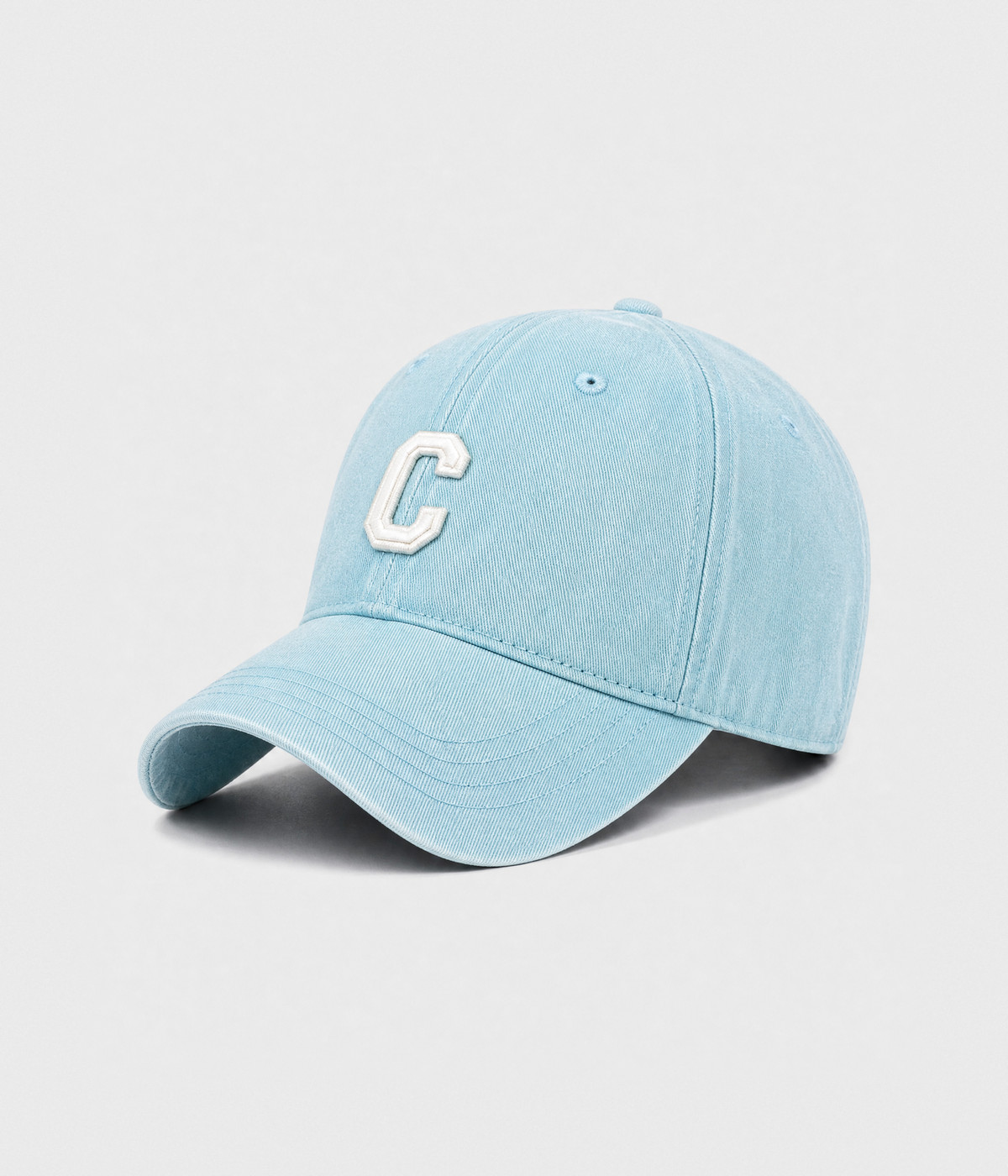 VARSITY C. sky blue side