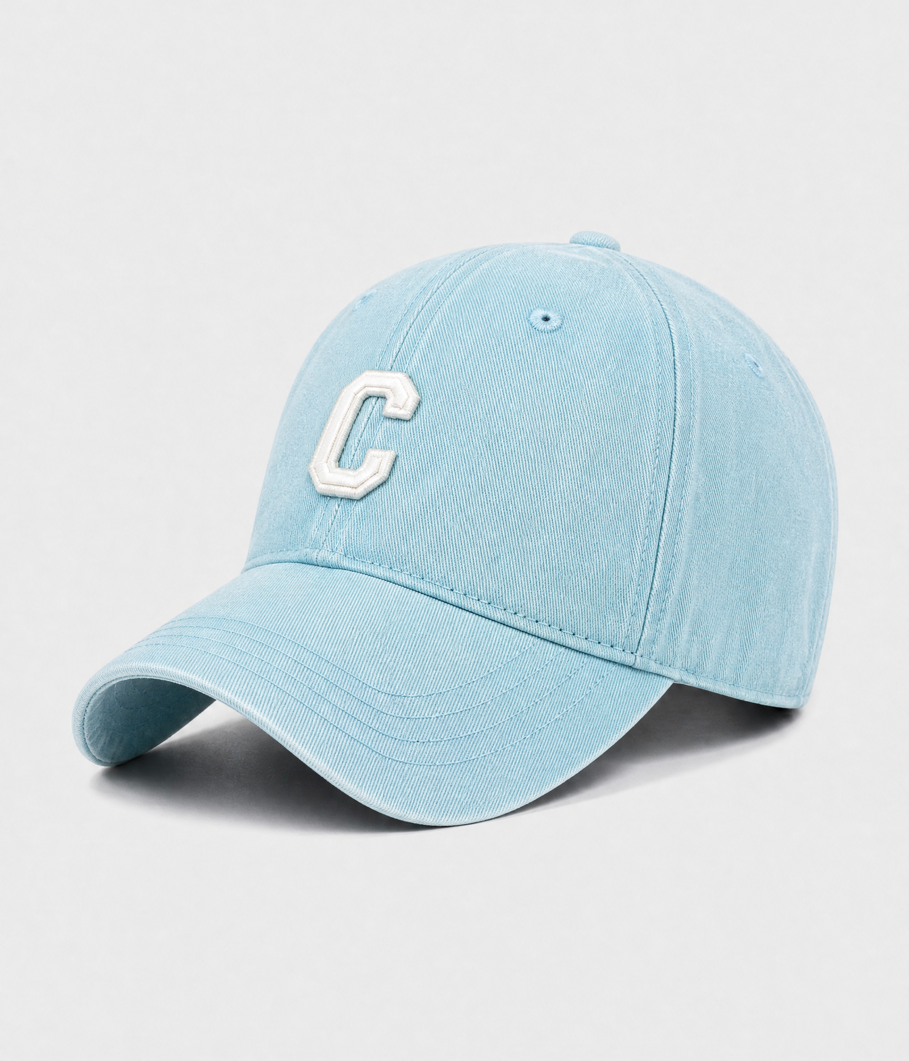 VARSITY C. sky blue side