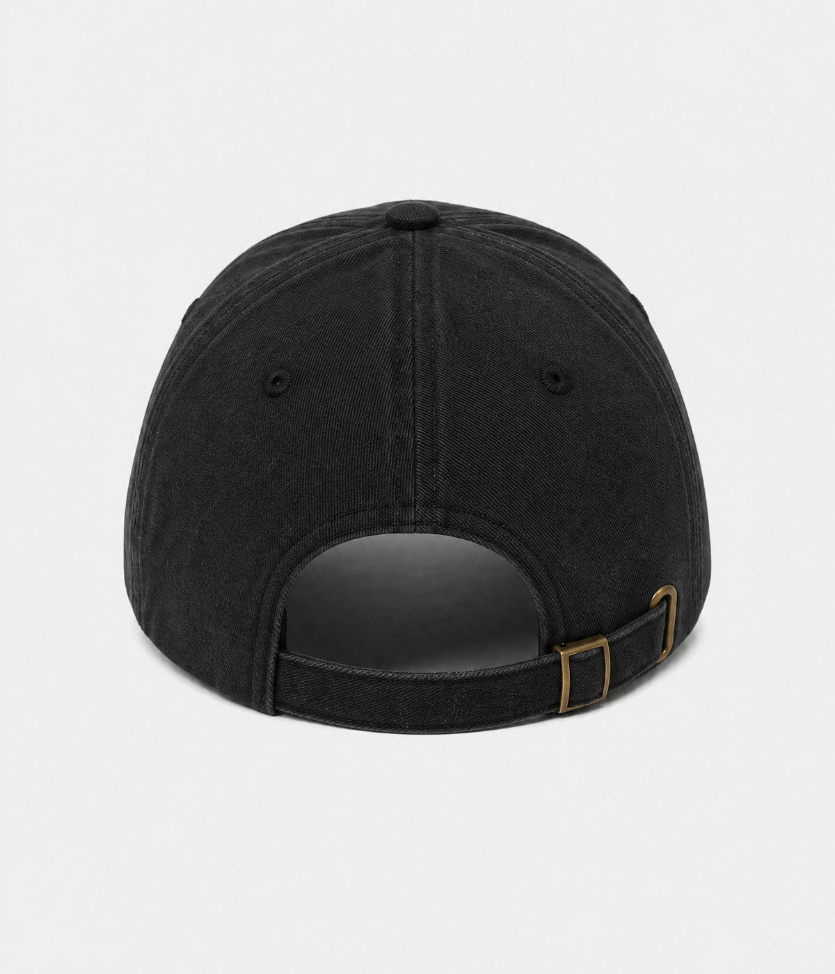 SUNNY DAY. cotton cap in black, back view