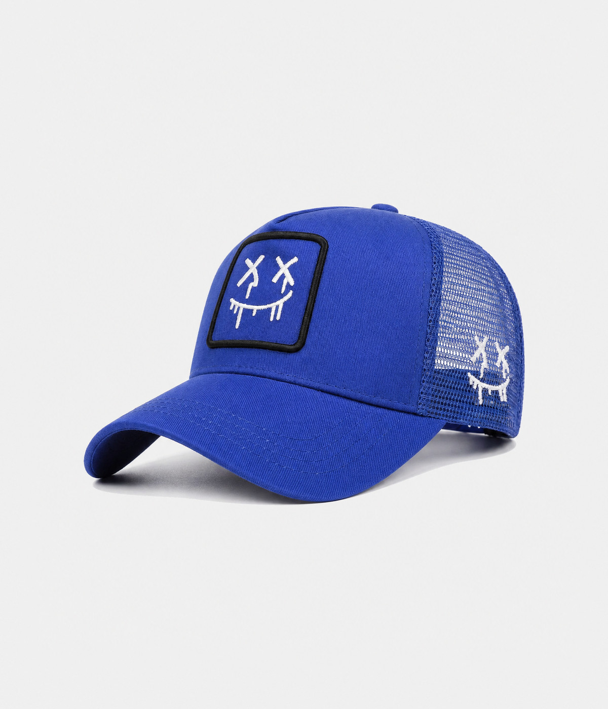 DRIP FACE TRUCKER. blue side