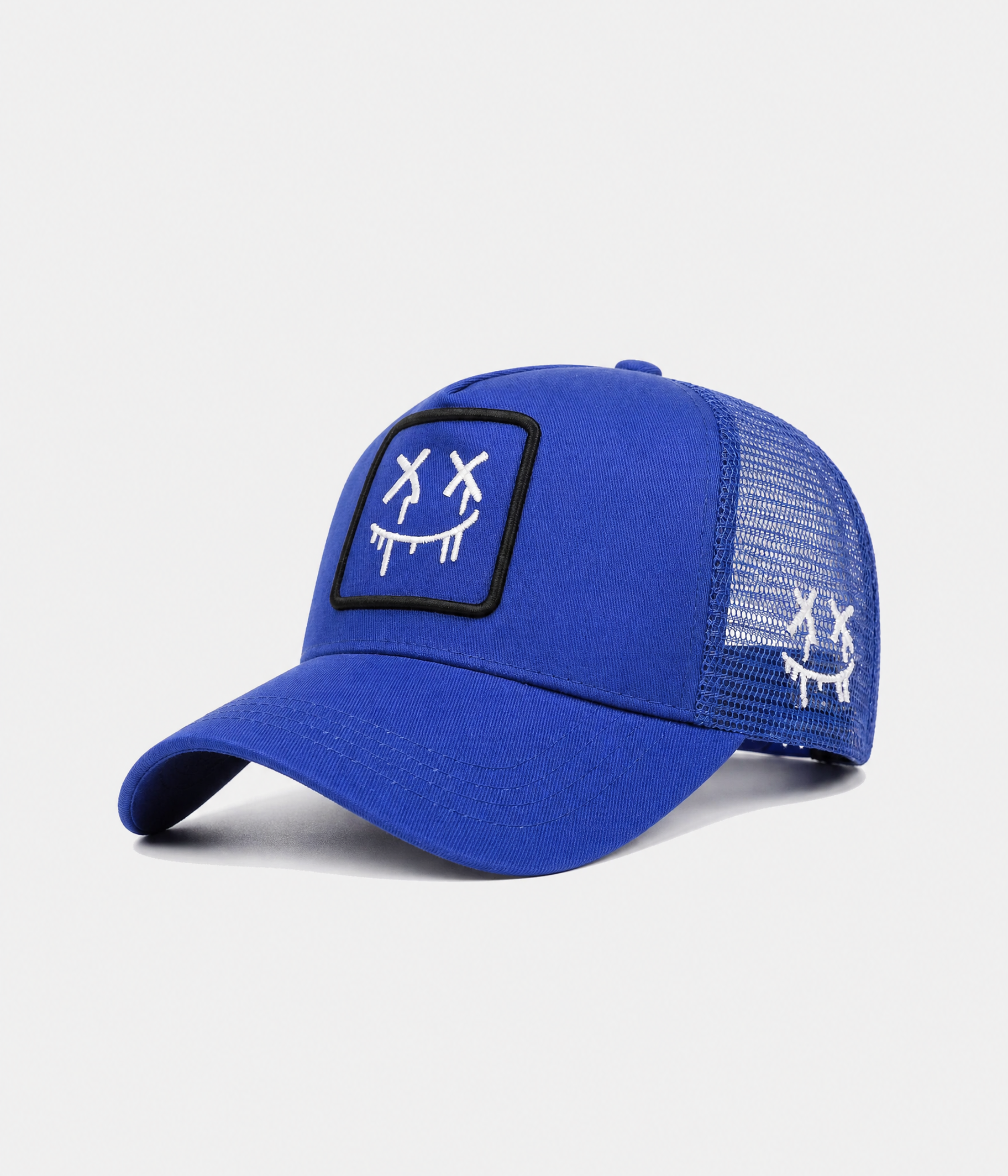 DRIP FACE TRUCKER. blue side