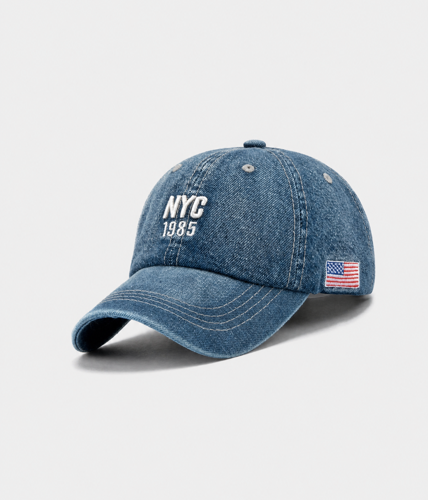 NYC 1985 DENIM. navy side