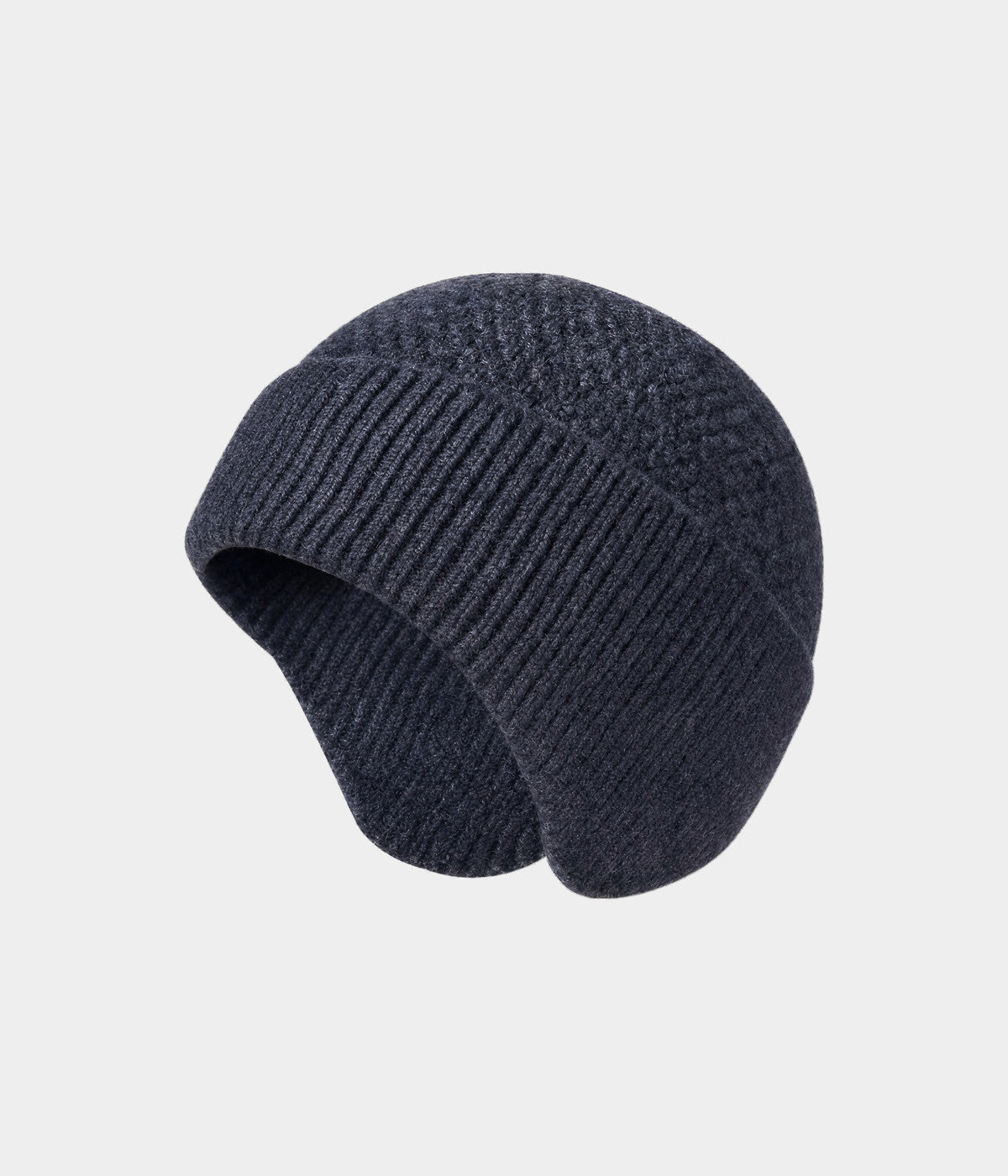 PATTERNED EARMUFF BEANIE.-CAPS