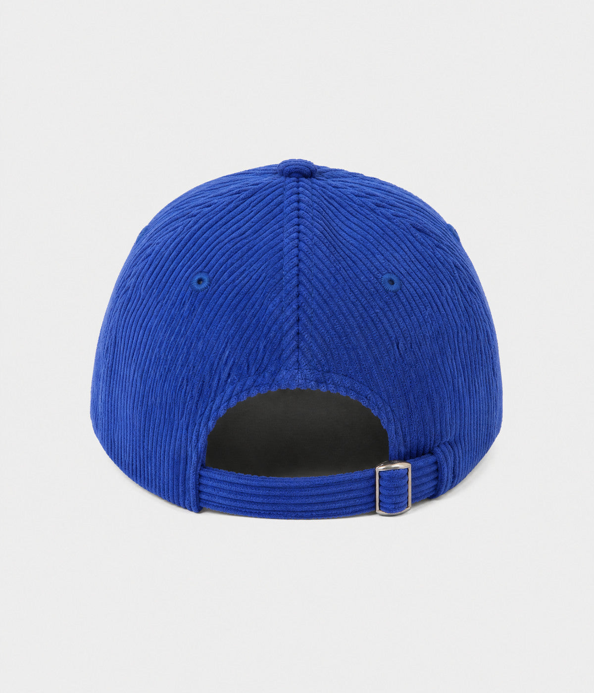 NY CORDUROY. corduroy cap in ROYAL BLUE, back view