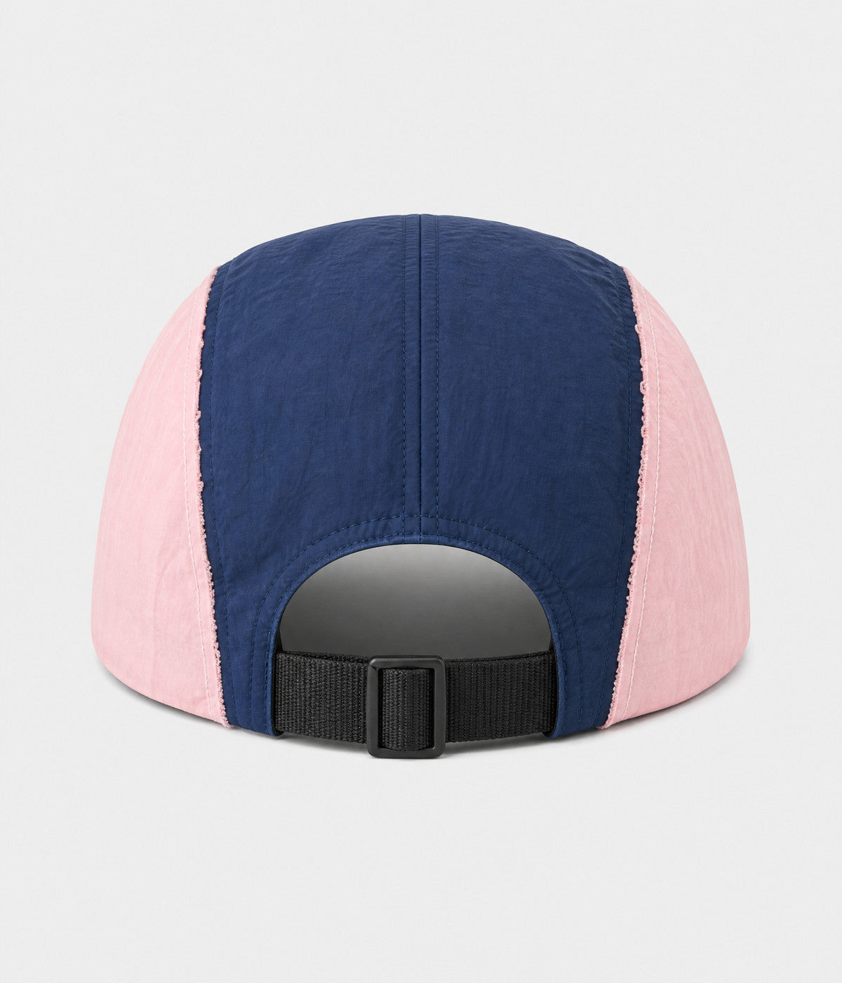 PATCHWORK CAMP. quick-dry patchwork cap in PINK, back view