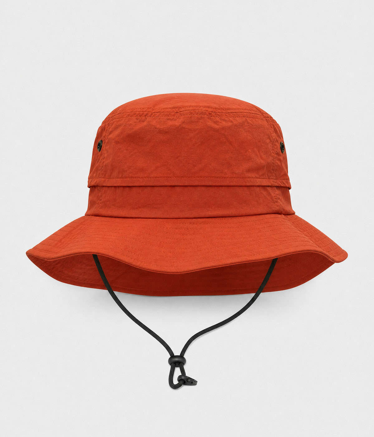 PACKABLE BOONIE. quick-dry packable boonie hat in orange, front view