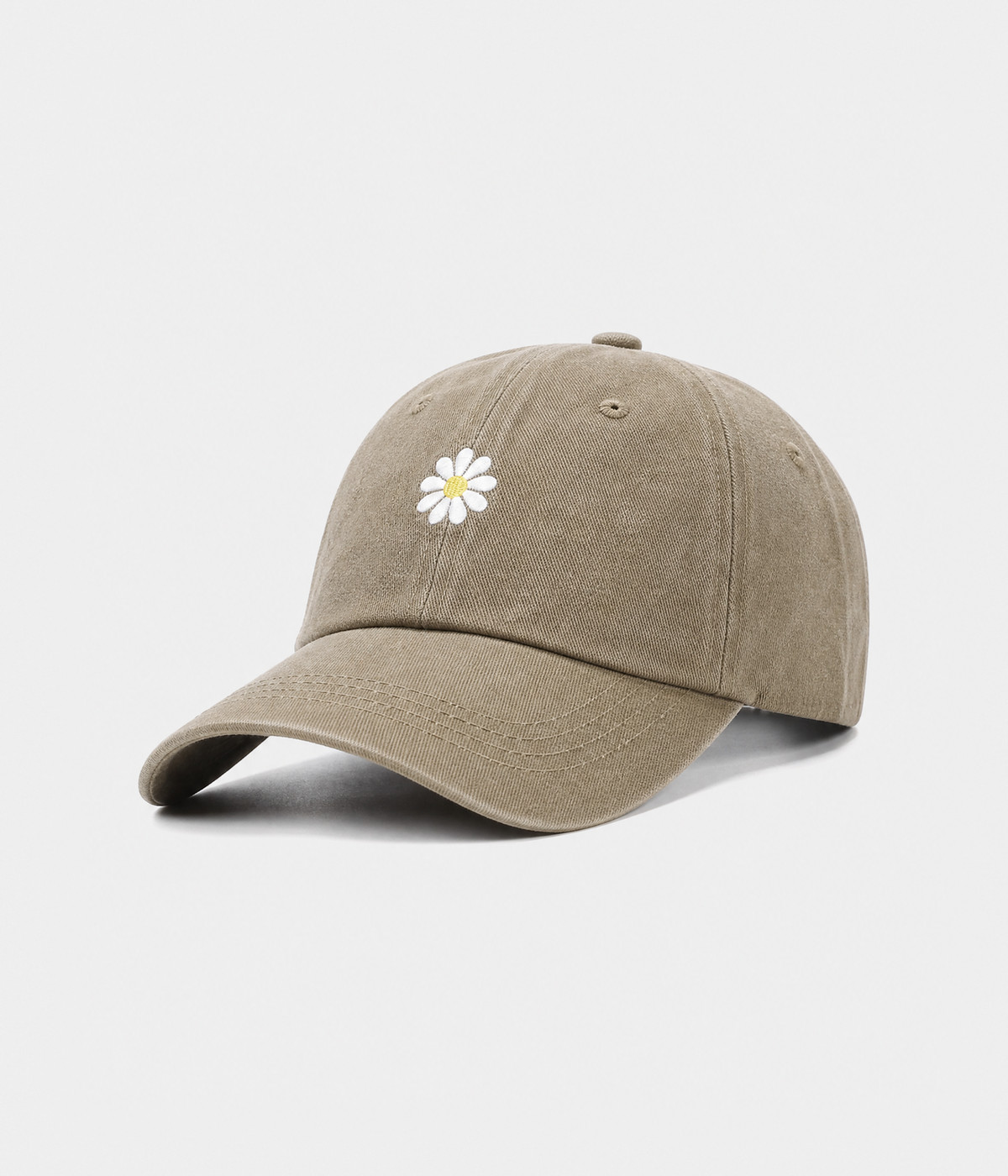 WASHED DAISY. khaki side
