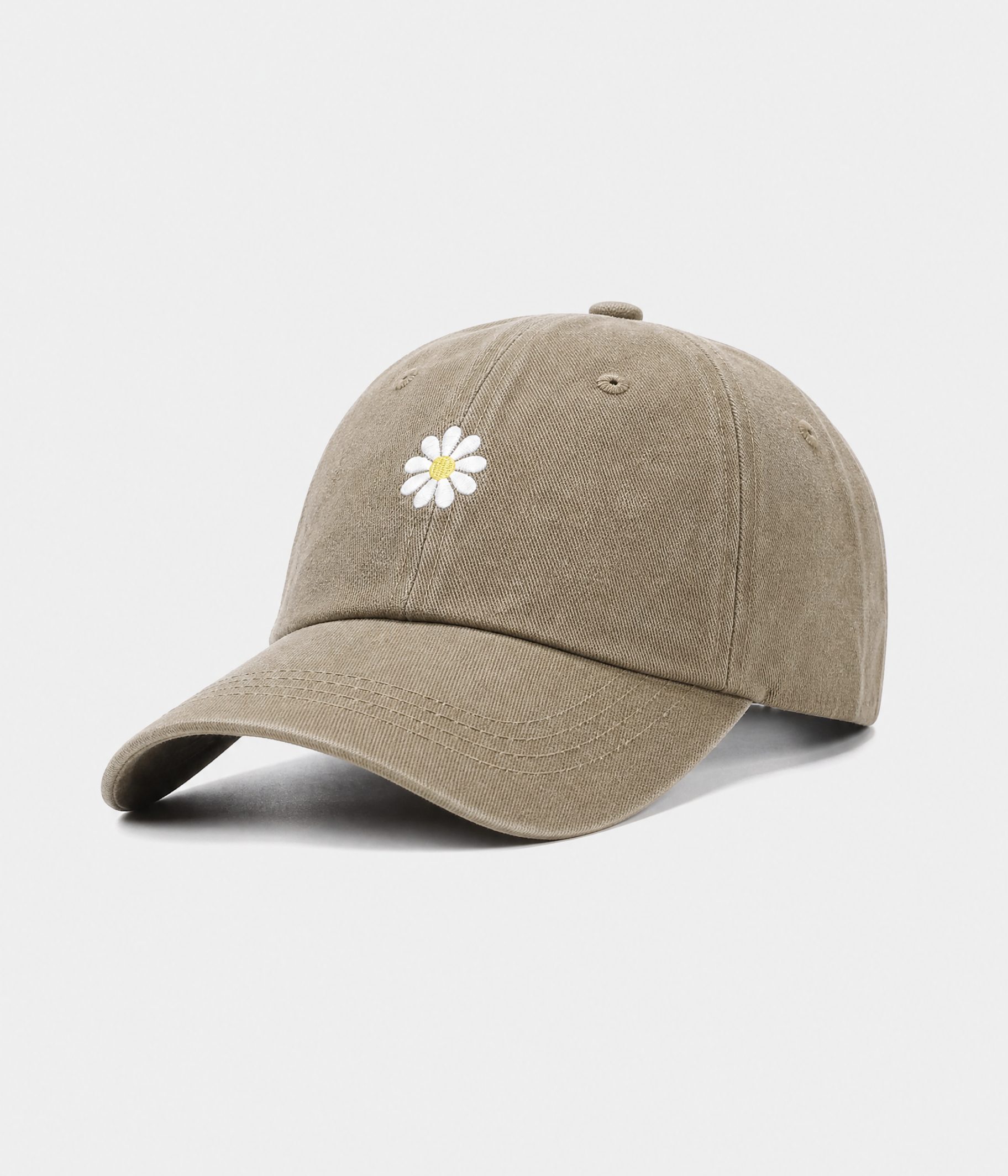 WASHED DAISY. khaki side