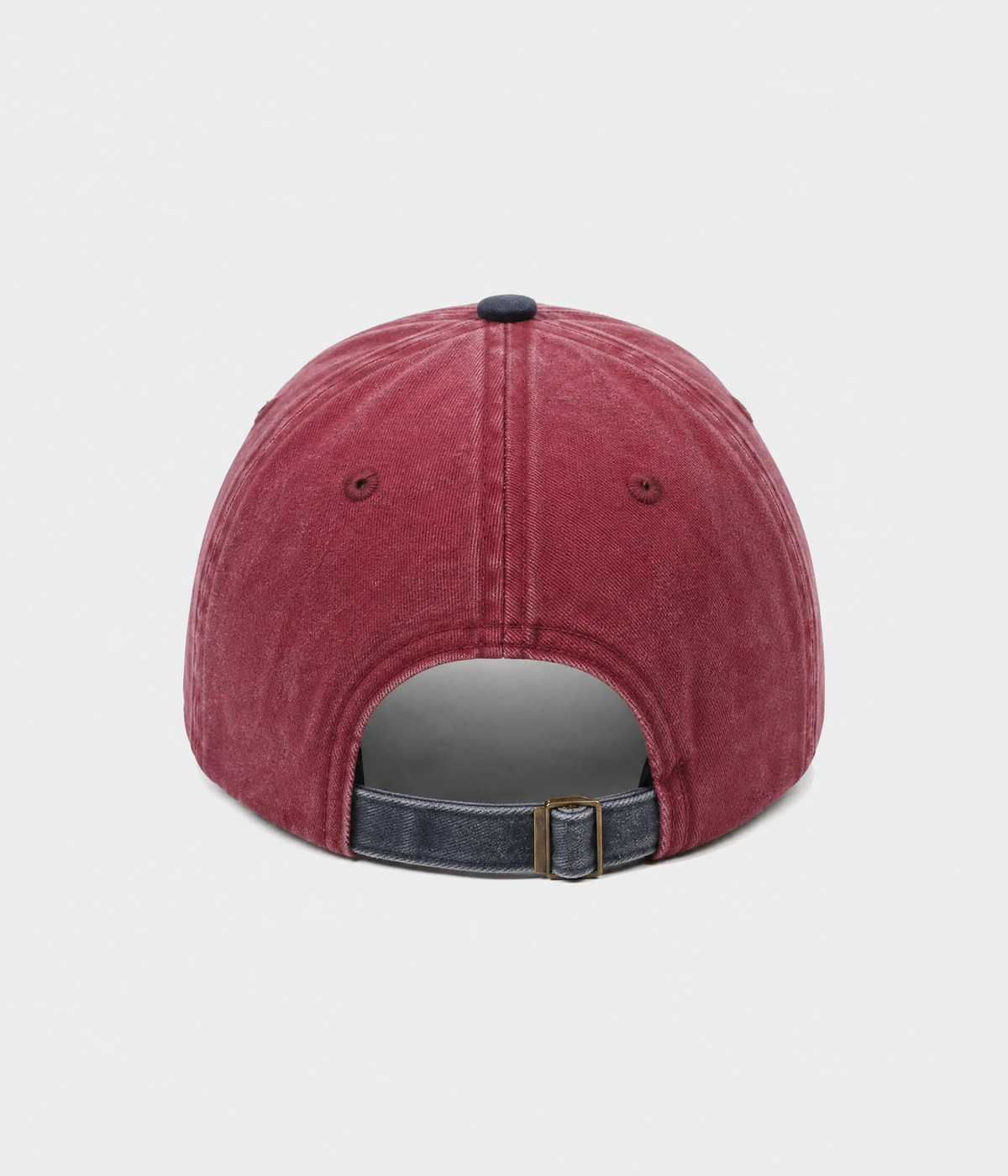 WASHED MAPLE PATCH. red navy back