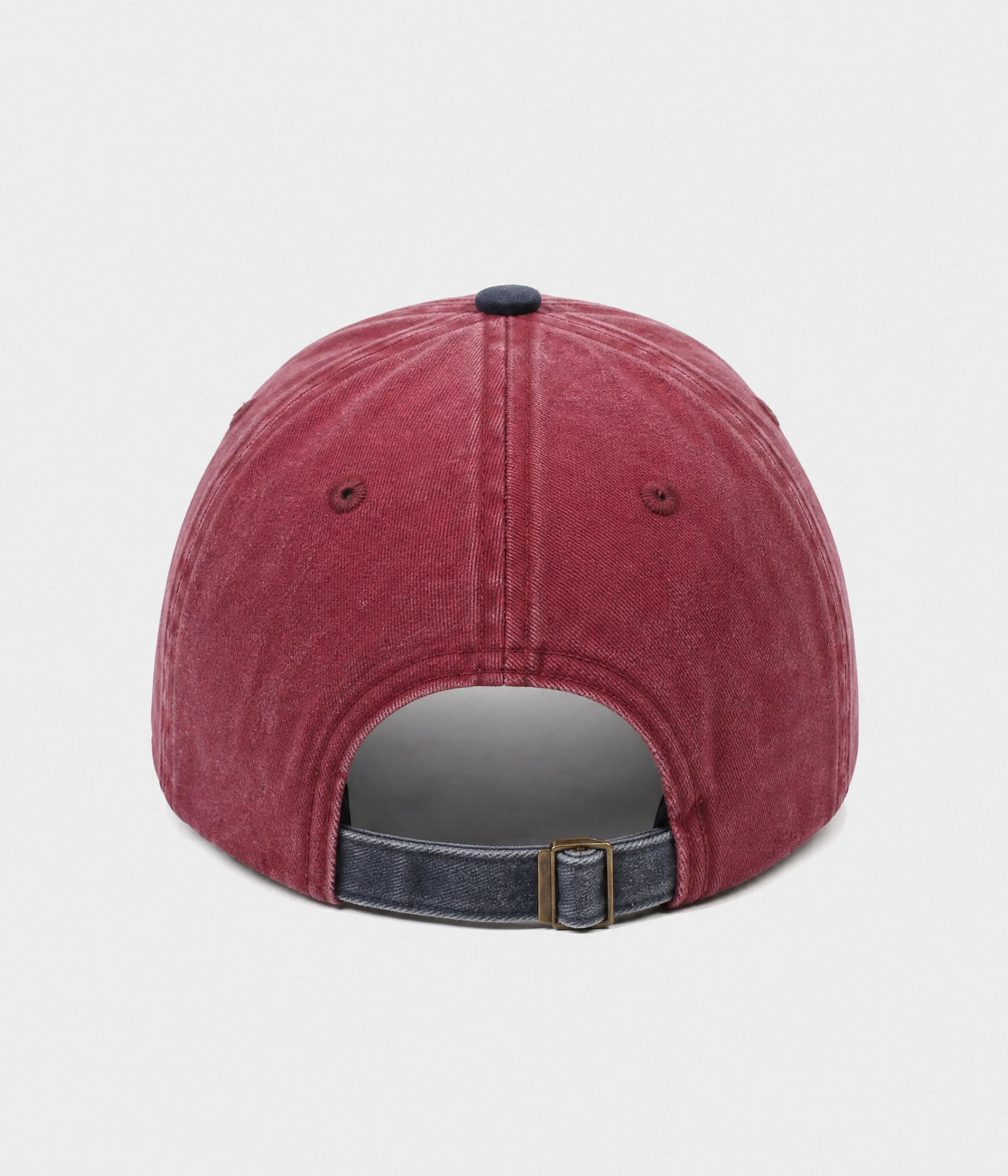 WASHED MAPLE PATCH. red navy back