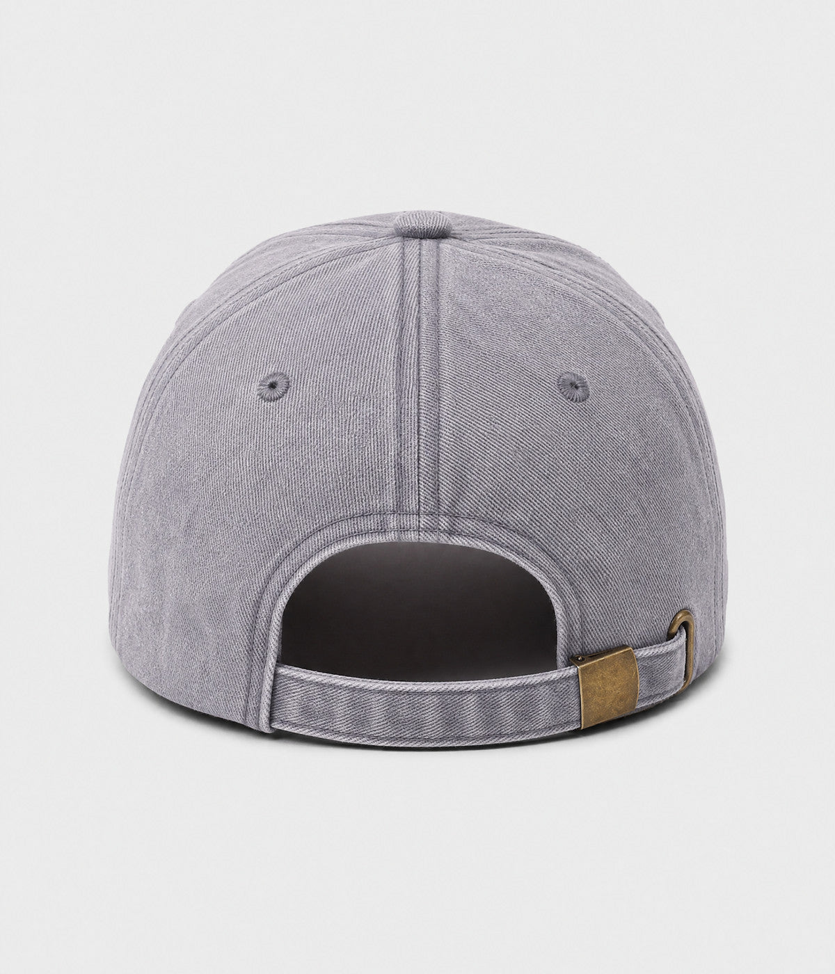 SUNDAY FOREVER. washed half-leopard dad cap in GRAY, back view