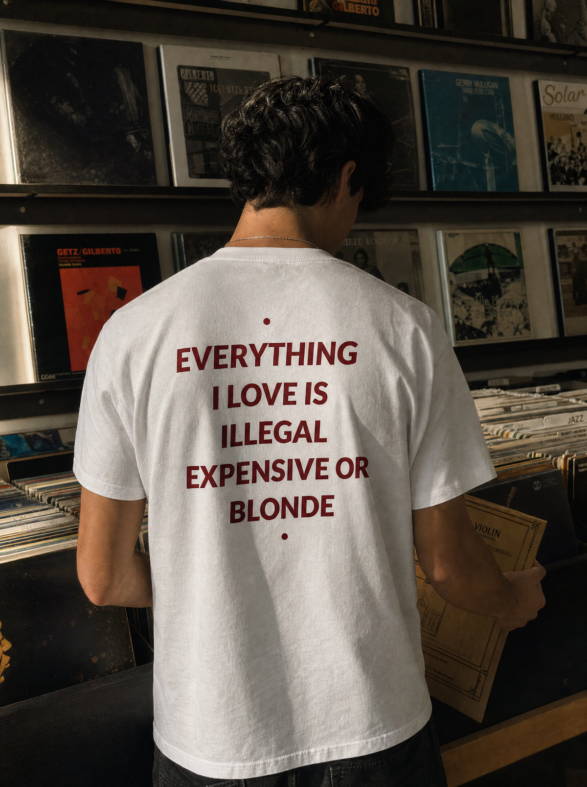 EVERYTHING I LOVE IS ILLEGAL SHIRT