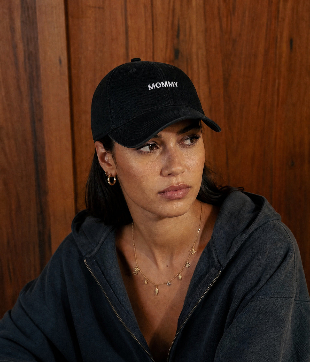 MOMMY. worn by a woman