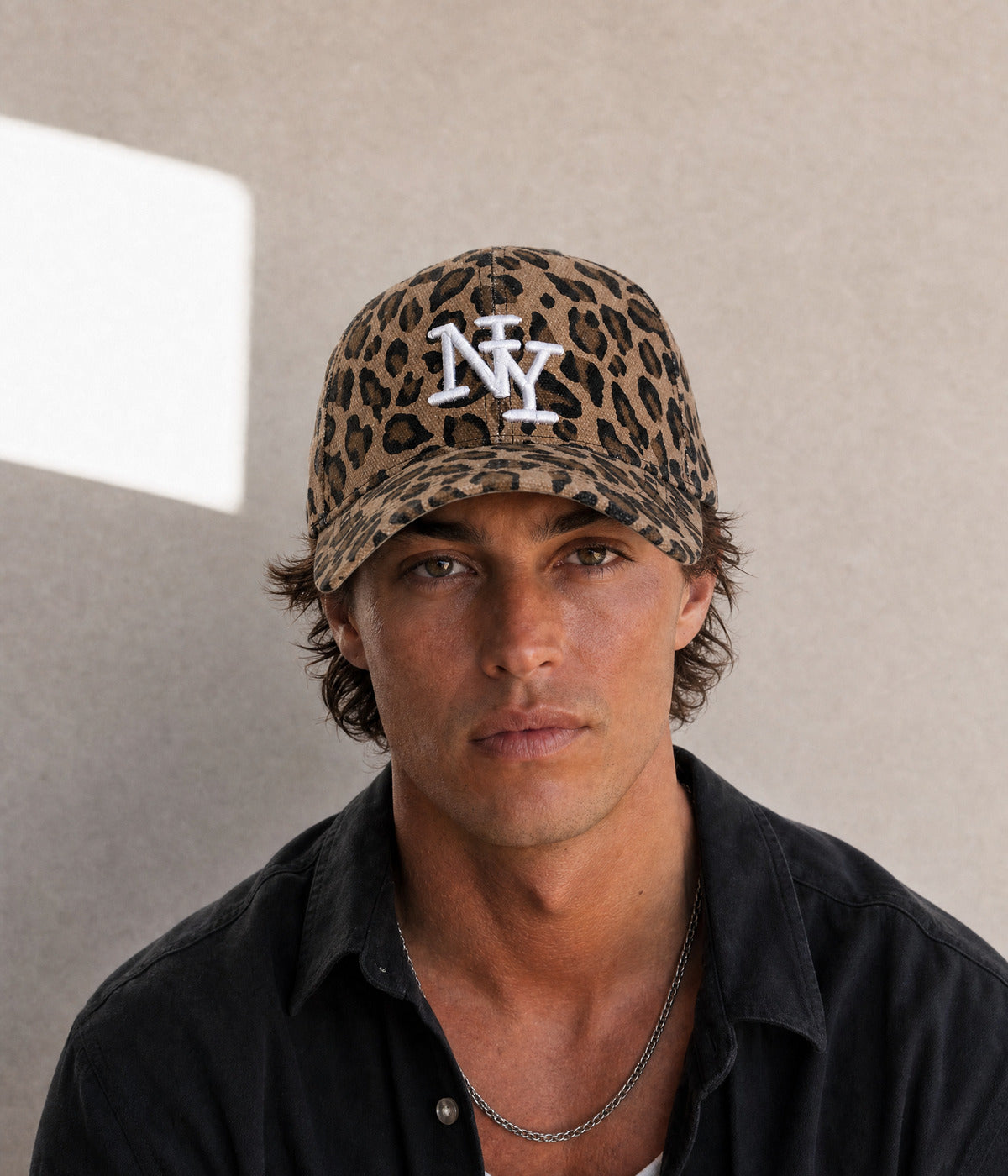 NY LEOPARD. — BROWN worn